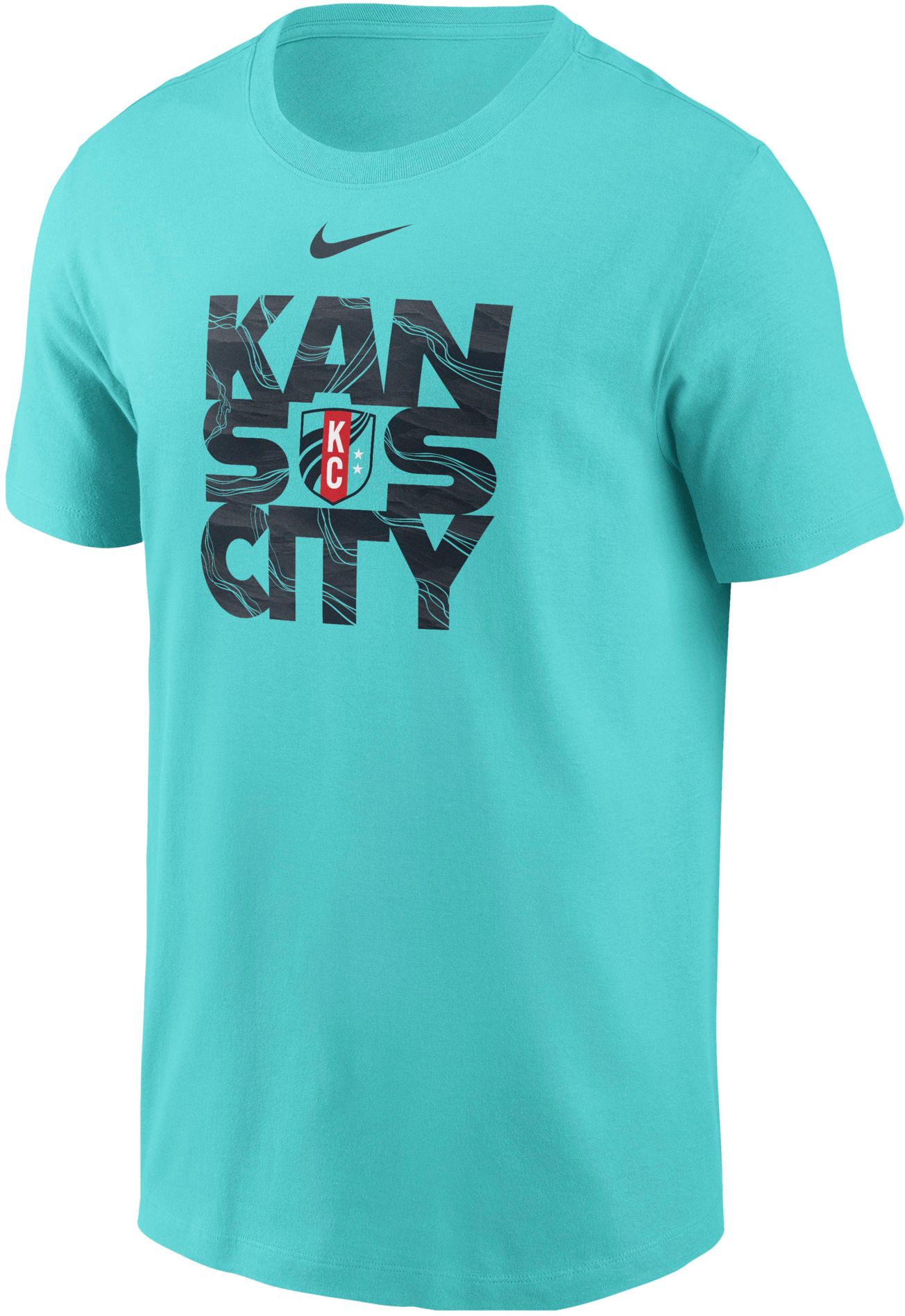 Nike Adult Kansas City Current 2026 Light Blue Bubbly T-Shirt