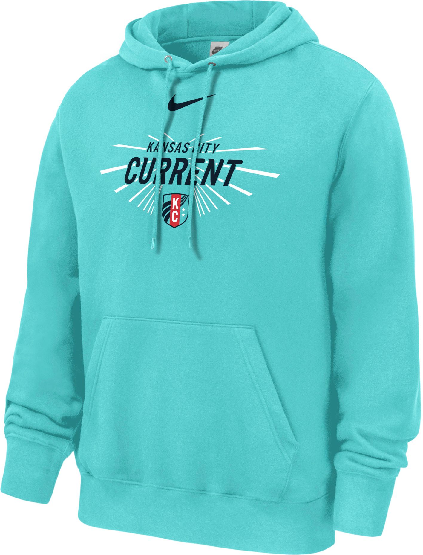 Nike Adult Kansas City Current Light Blue 2026 Stretch It Pullover Hoodie
