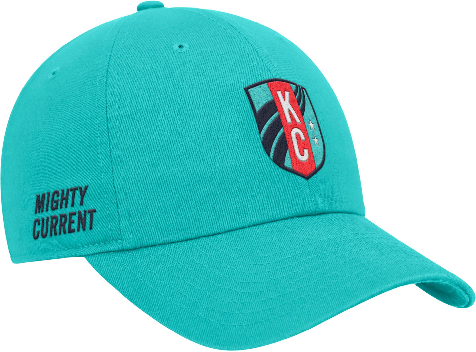 Nike Adult Kansas City Current 2026 Light Blue Logo Adjustable Hat