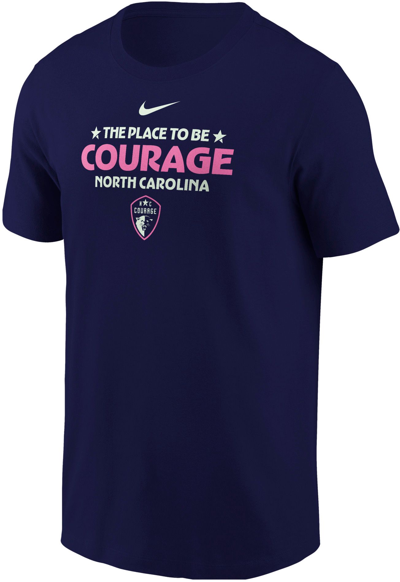 Nike Adult North Carolina Courage 2026 Navy Stretch It T-Shirt