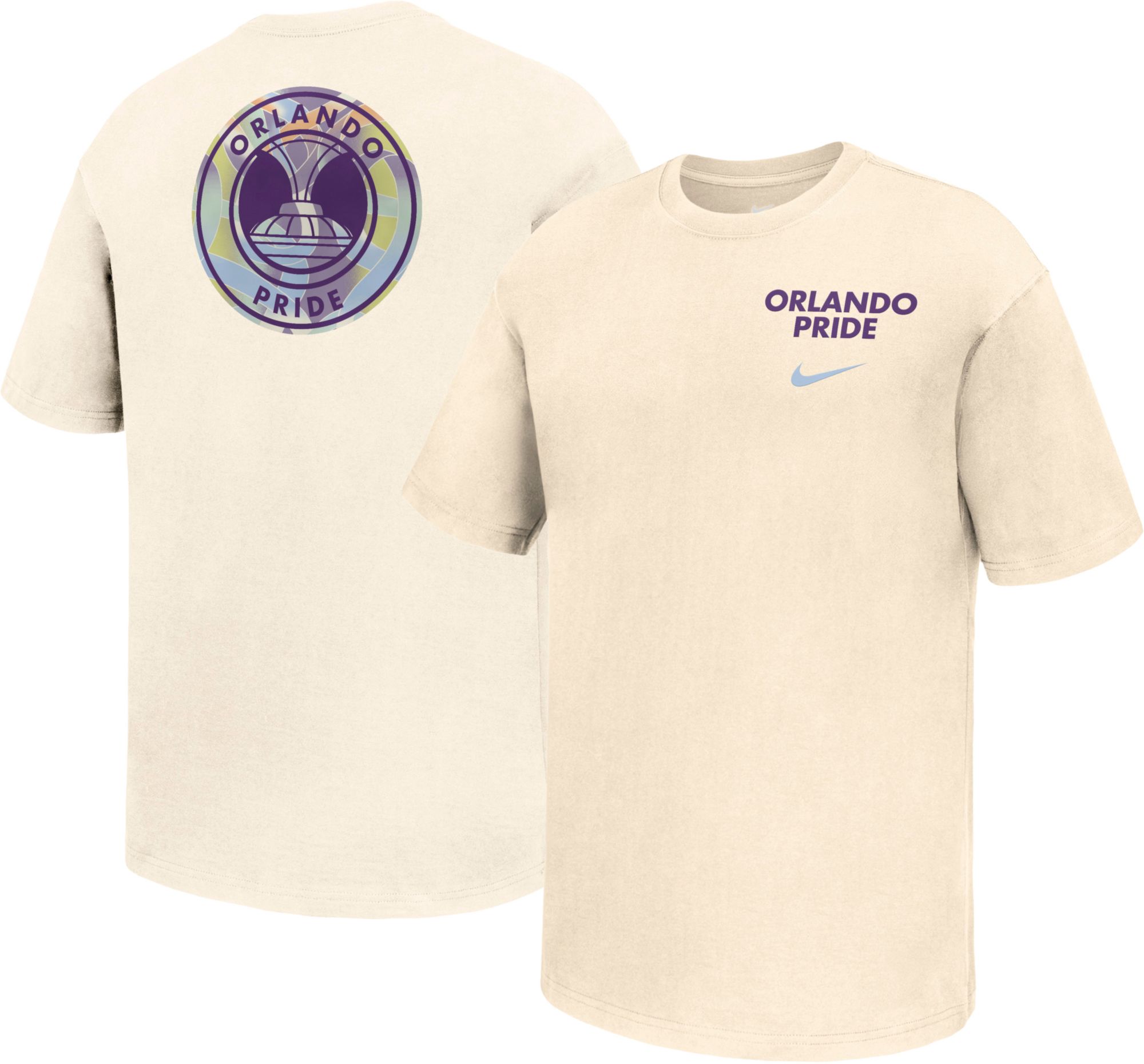 Nike Adult Orlando Pride 2026 Off White Bold Airmax90 T-Shirt