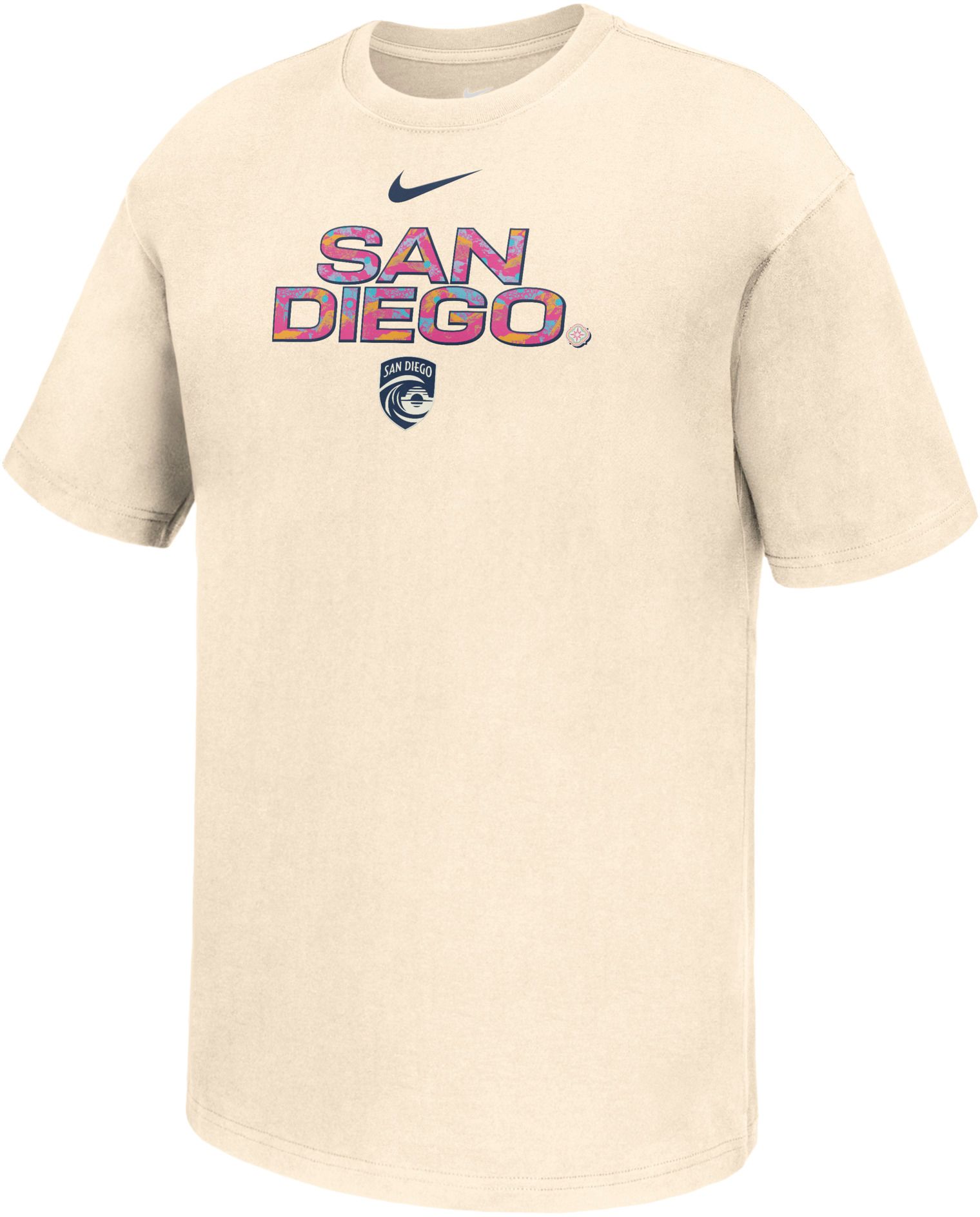 Nike Adult San Diego Wave 2026 Off White Bold Airmax90 T-Shirt