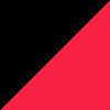 Black/Bright Crimson