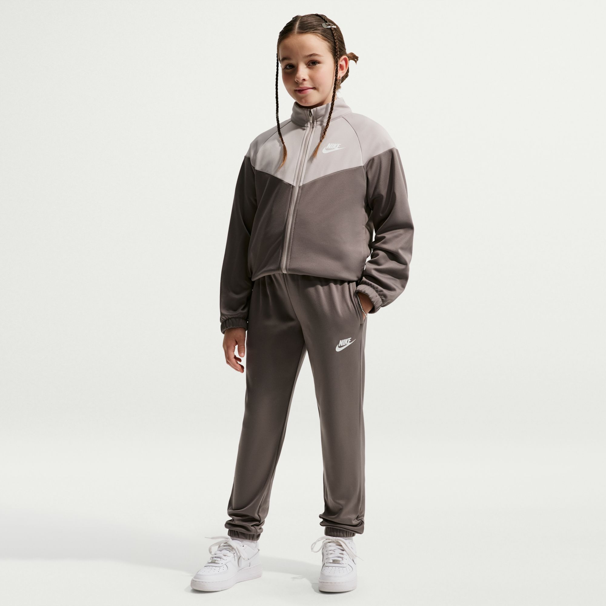 Nike Kids' Sportswear Dri-FIT Track Suit - Gray