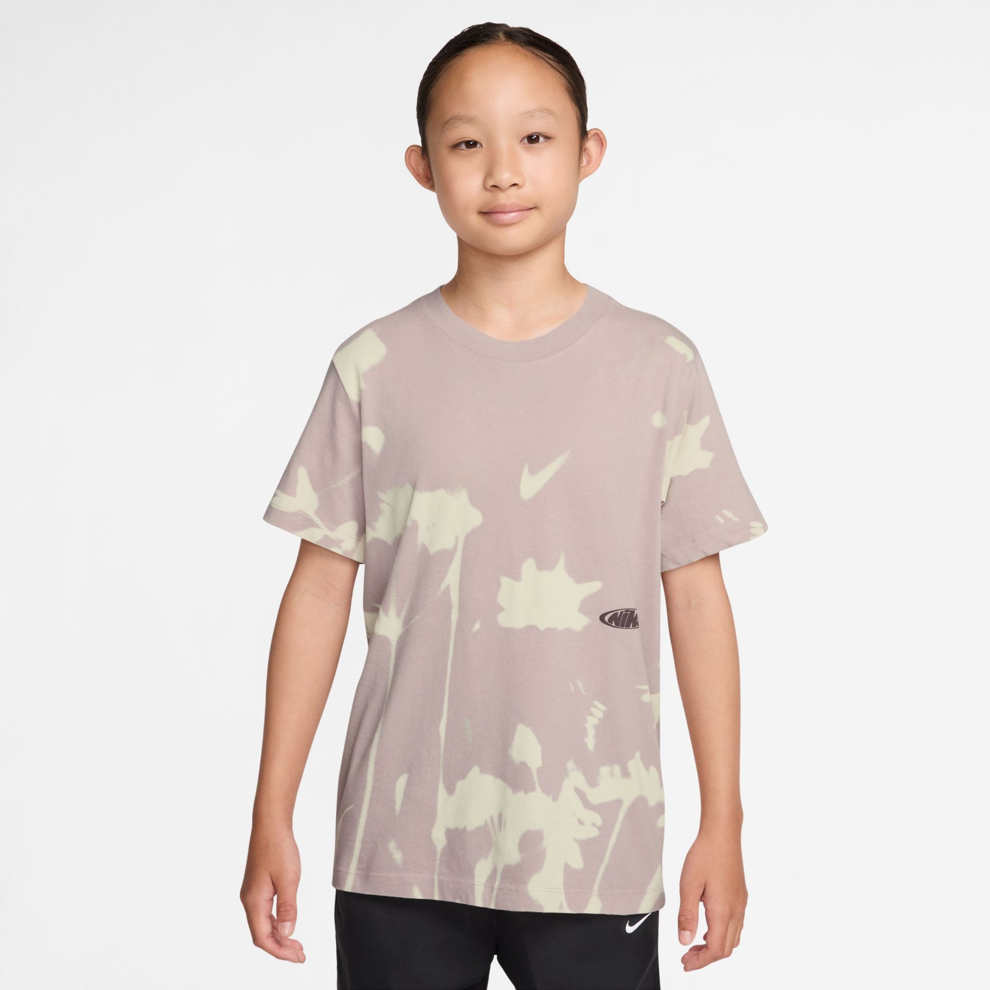 Nike Kids' Sportswear Floral Print Tee