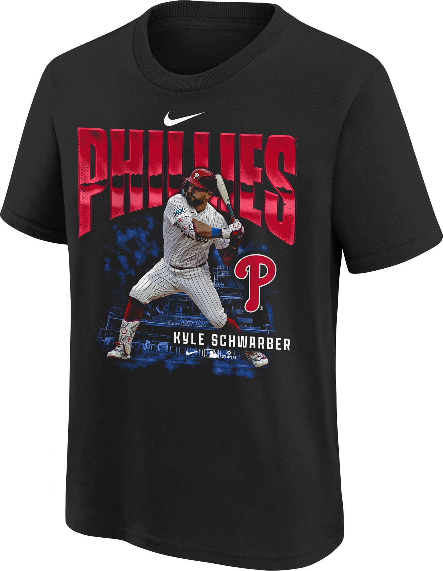 Nike Boys' Kyle Schwarber #12 Philadelphia Phillies Black T-Shirt