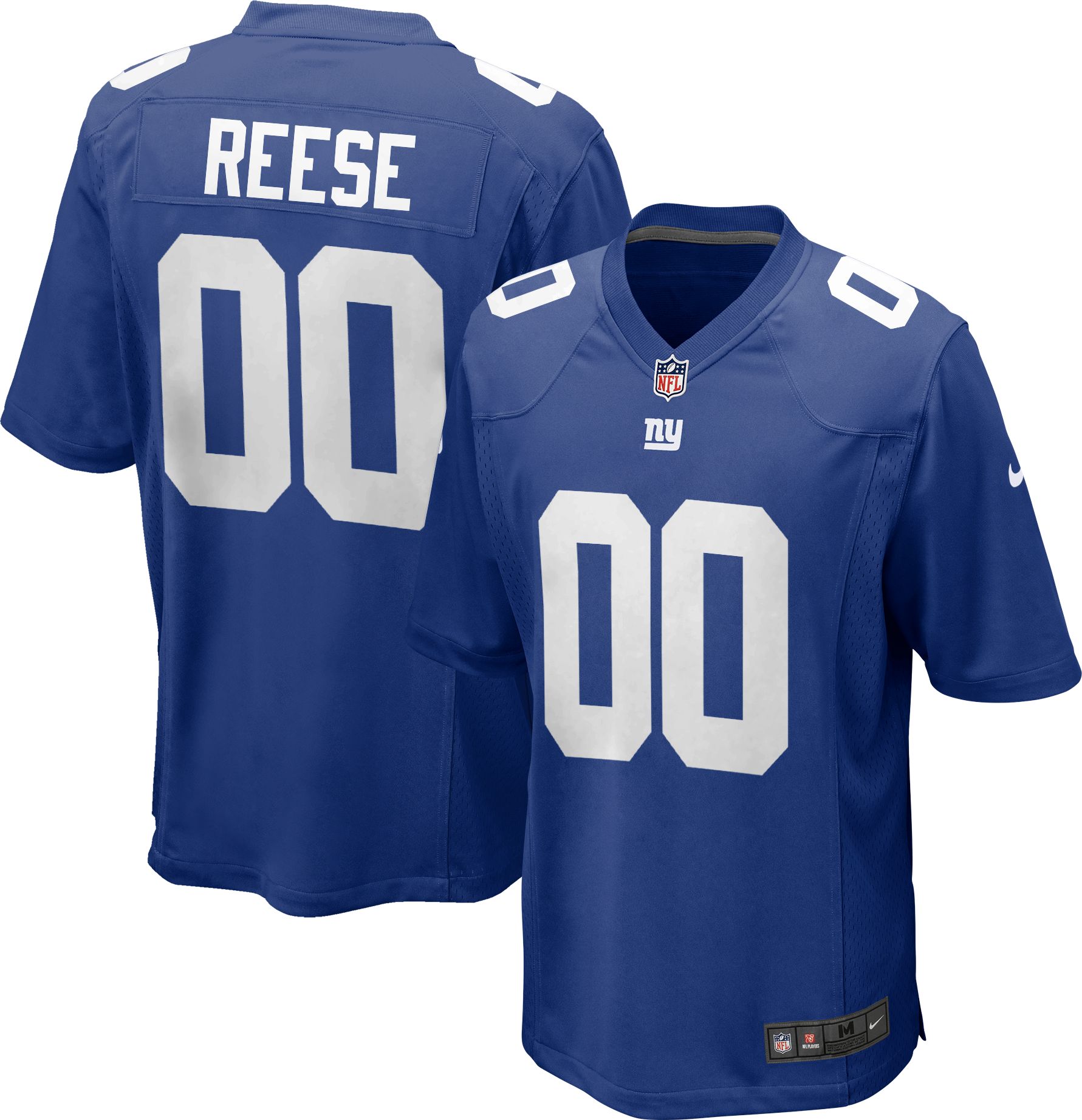 Nike Boys' New York Giants Arvell Reese Royal Game Jersey