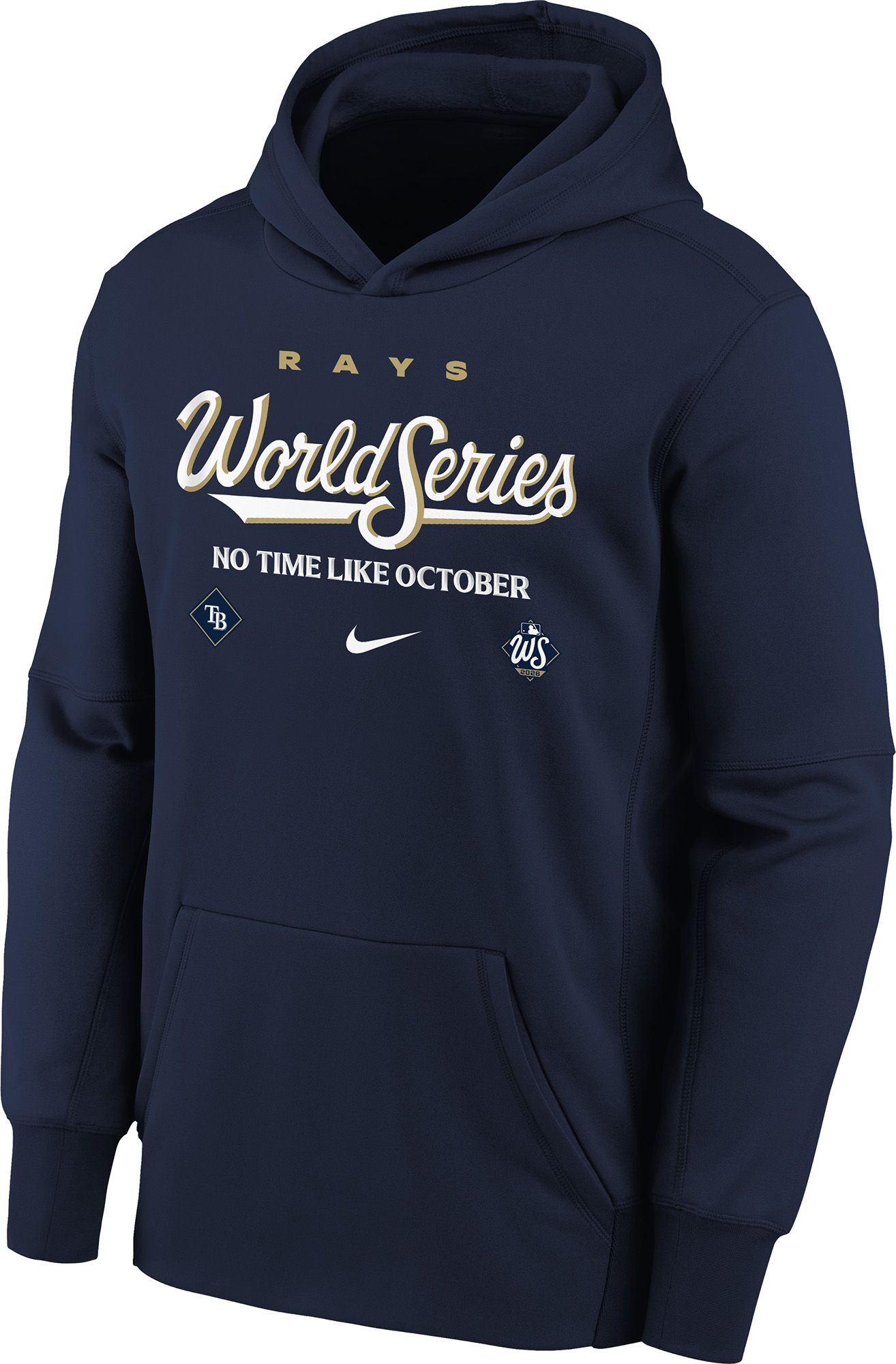 Nike Youth Tampa Bay Rays 2026 World Series Bound Dugout Authentic Collection Hoodie