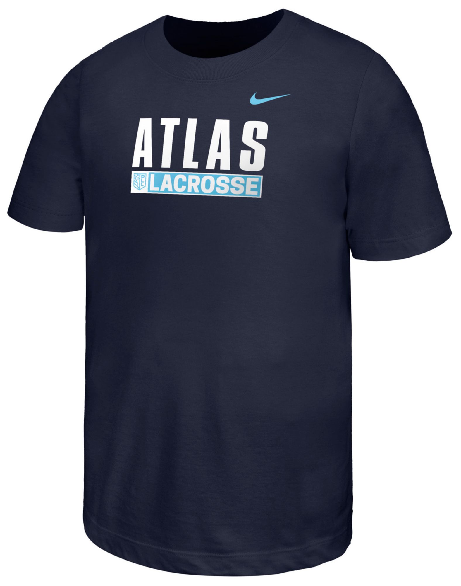 Nike Boys' New York Atlas Navy Cotton T-Shirt