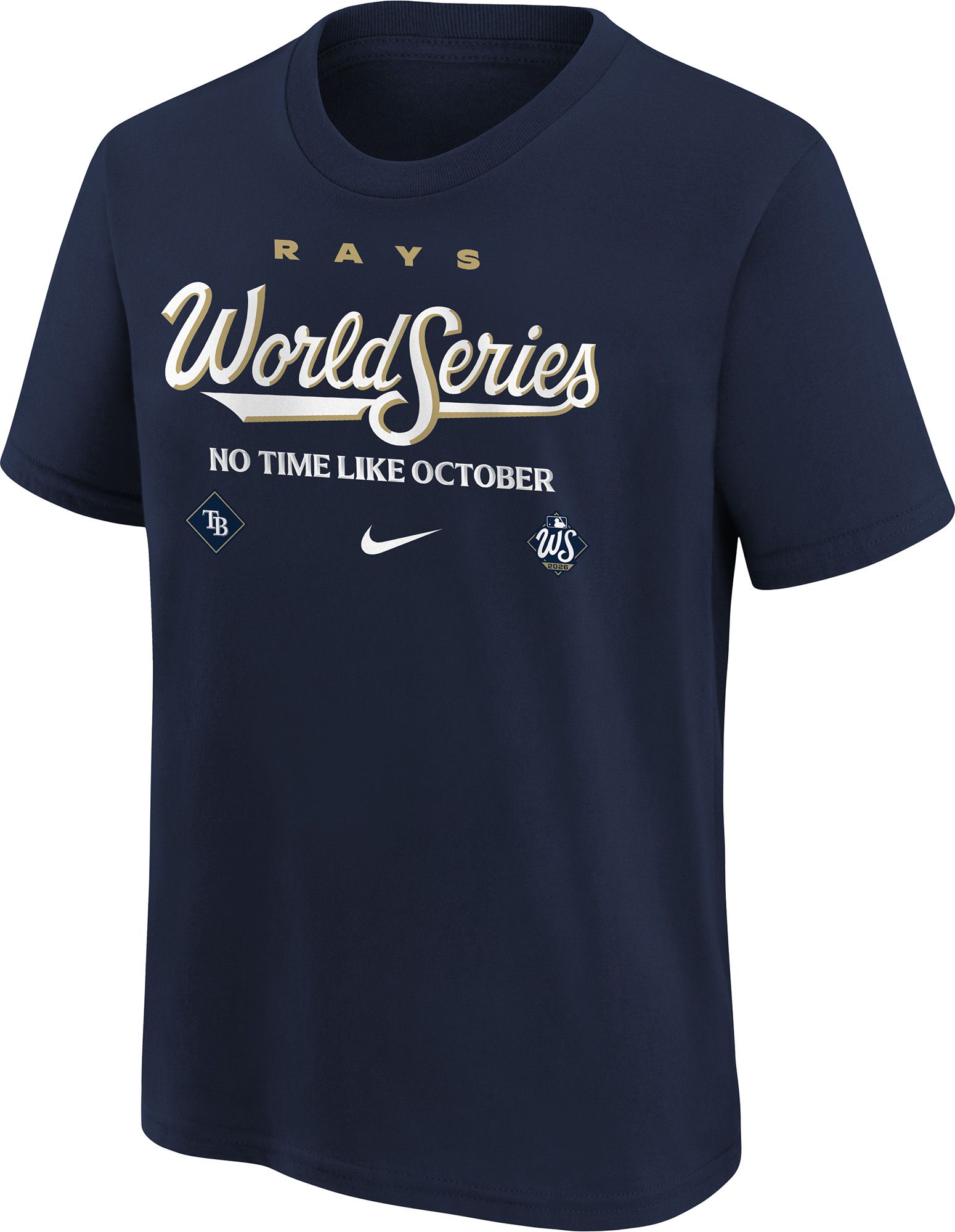 Nike Youth Tampa Bay Rays 2026 World Series Bound Dugout Authentic Collection T-Shirt