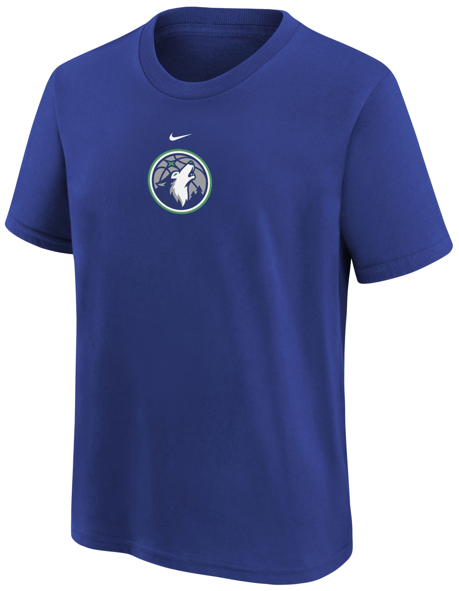 Nike Boys' Minnesota Timberwolves Blue Logo T-Shirt