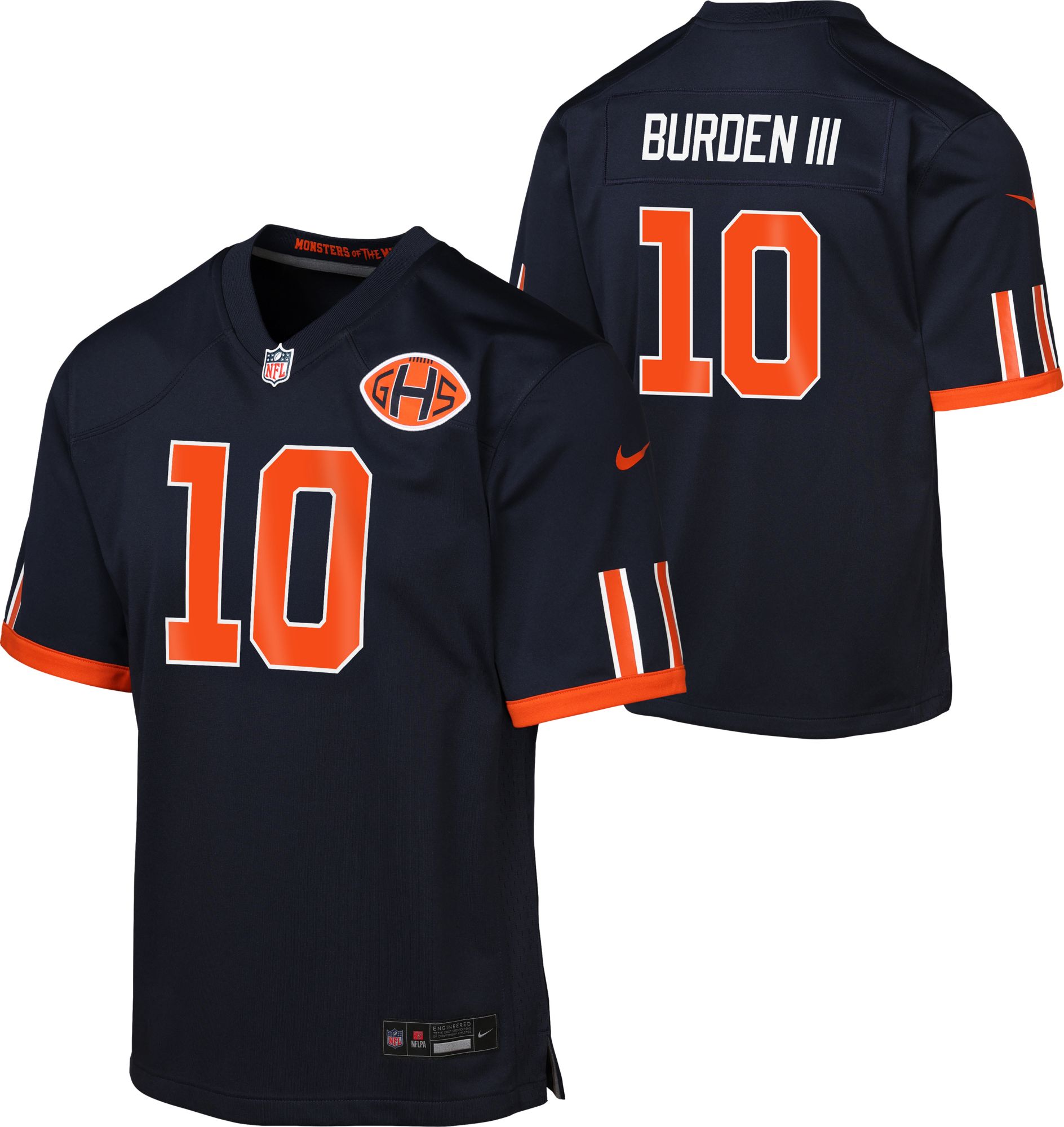 Nike Youth Chicago Bears Luther Burden III NFL Rivalries Game Jersey