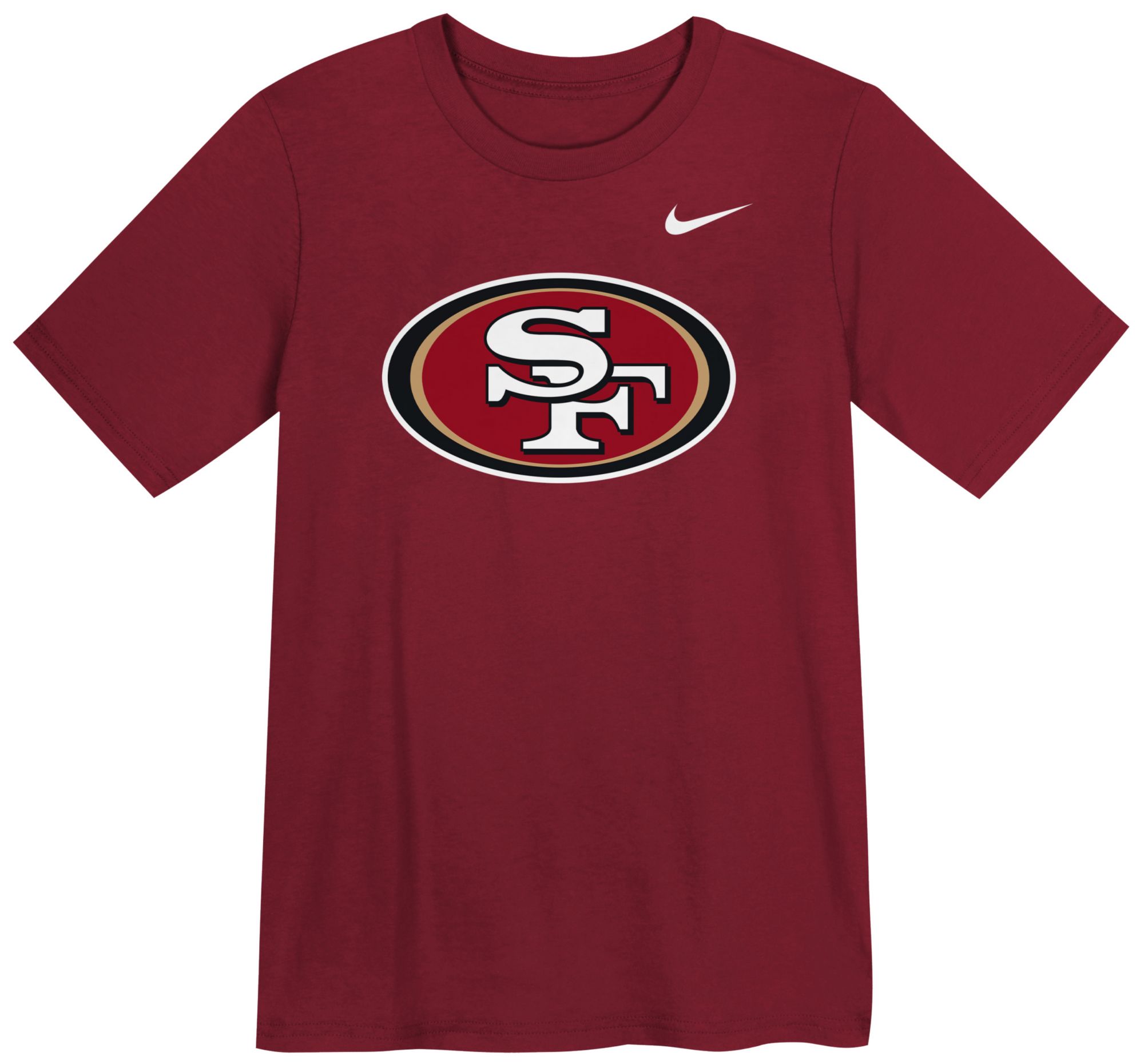 Nike Boys' San Francisco 49ers Red Logo T-Shirt