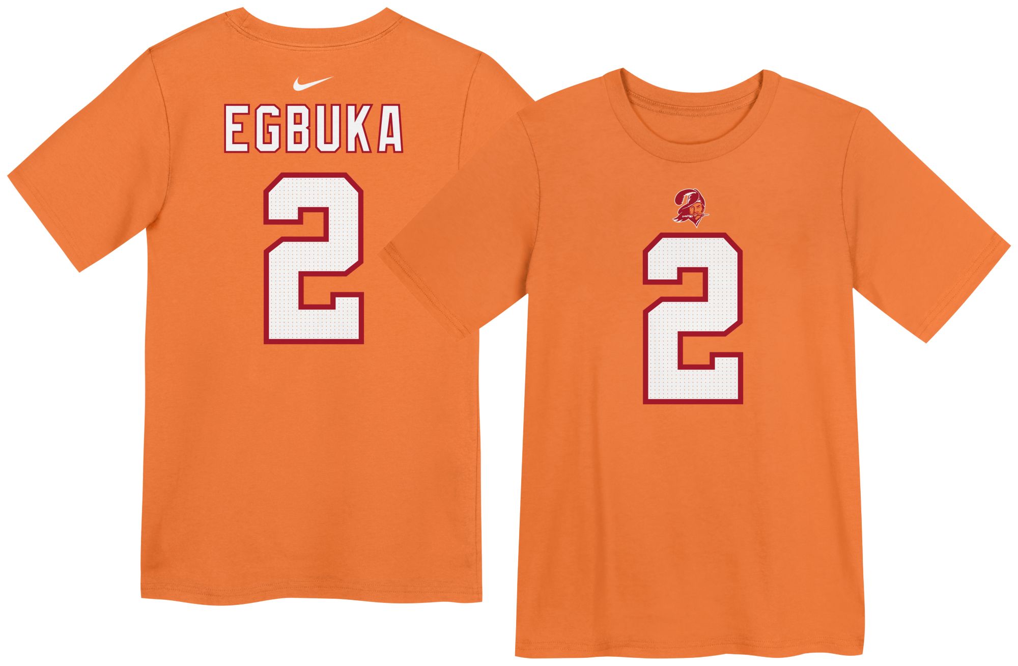 Nike Boys' Tampa Bay Buccaneers Sport Orange T-Shirt