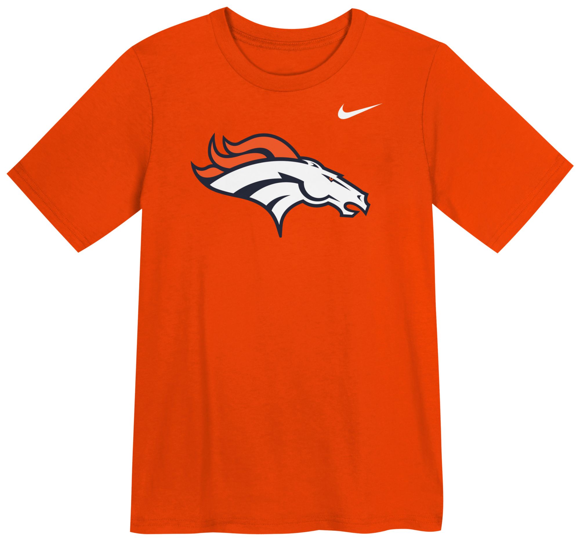 Nike Boys' Denver Broncos Orange Logo T-Shirt