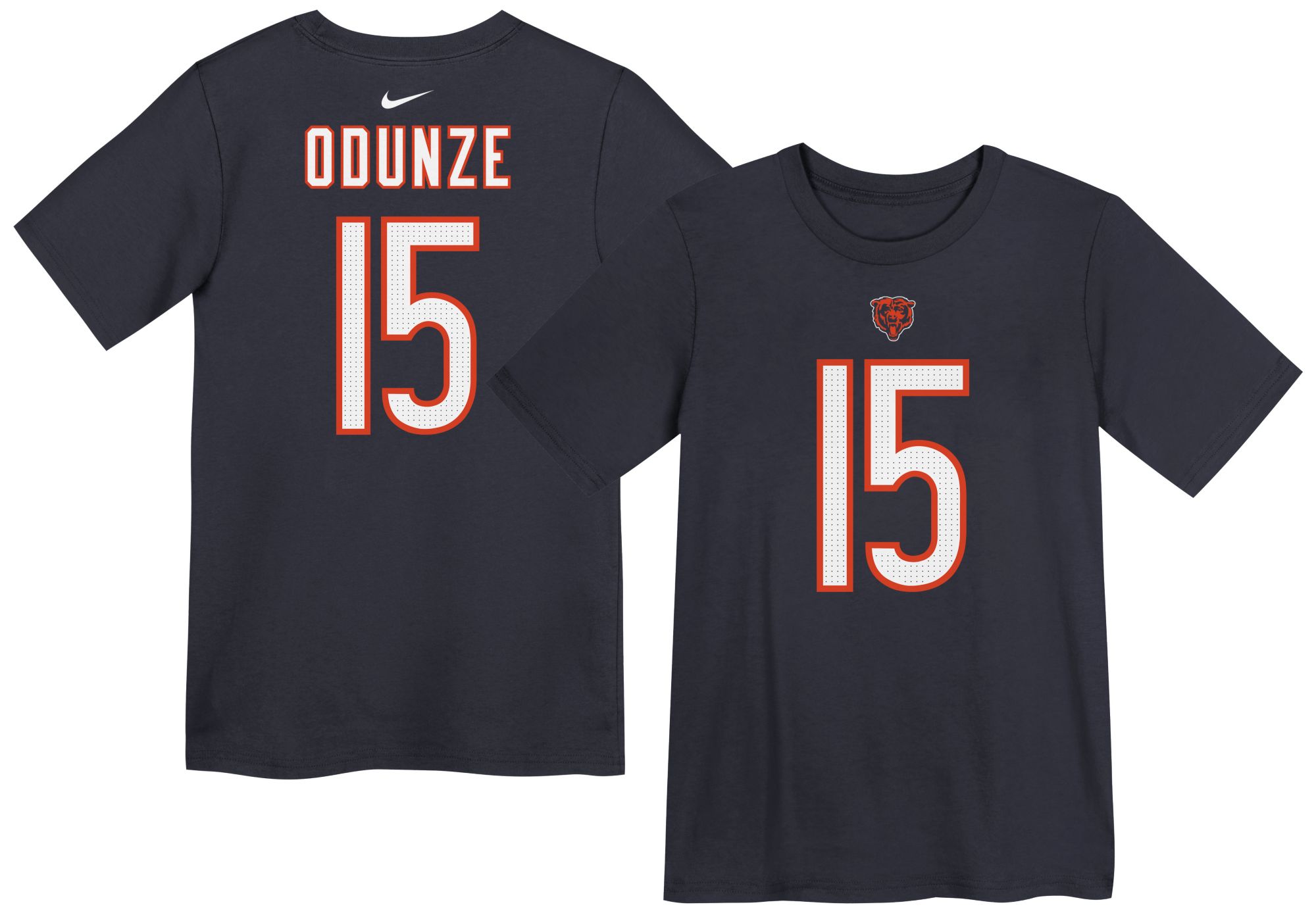 Nike Boys' Chicago Bears Rome Odunze Marine T-Shirt