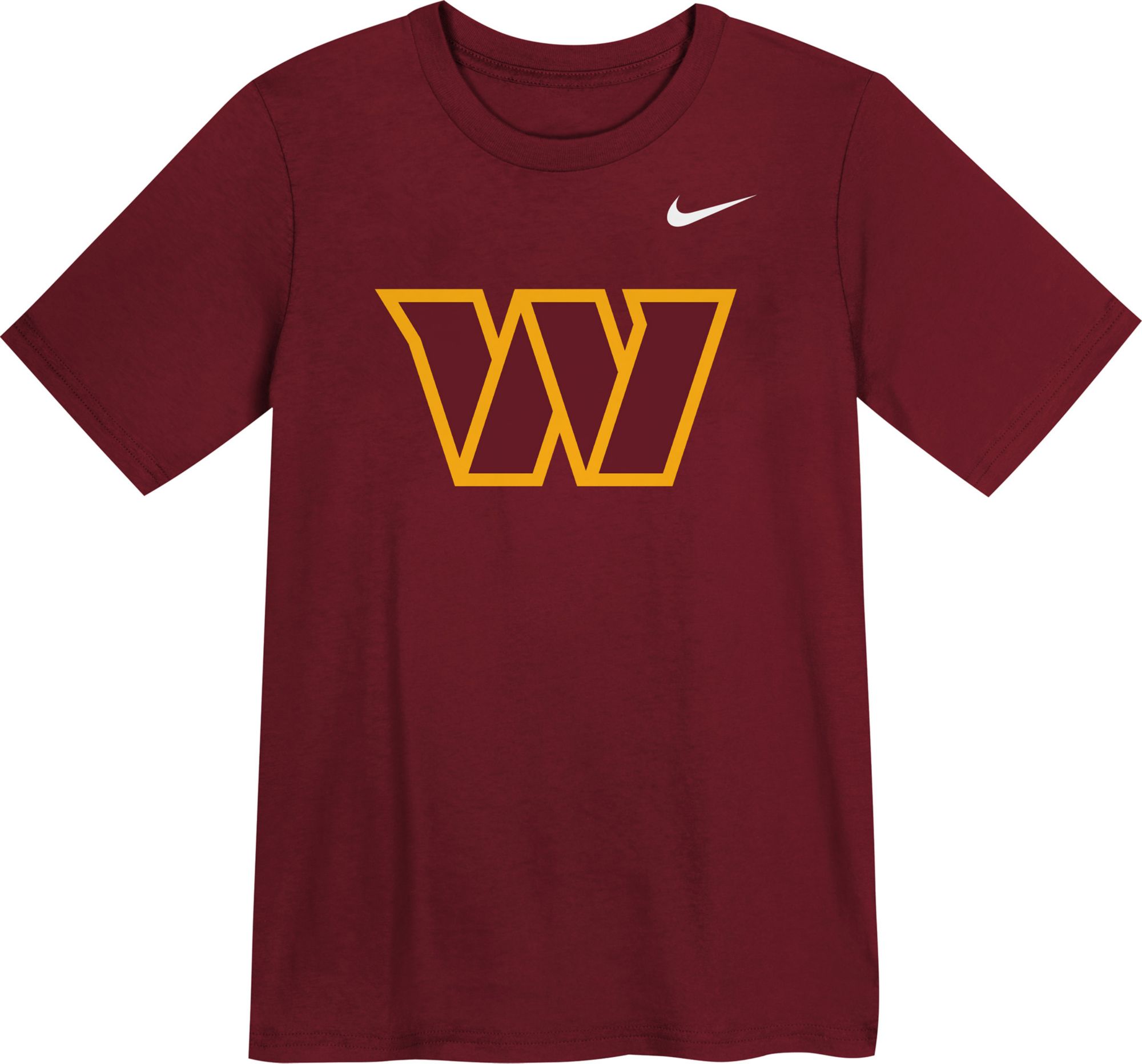 Nike Boys' Washington Commanders Red Logo T-Shirt