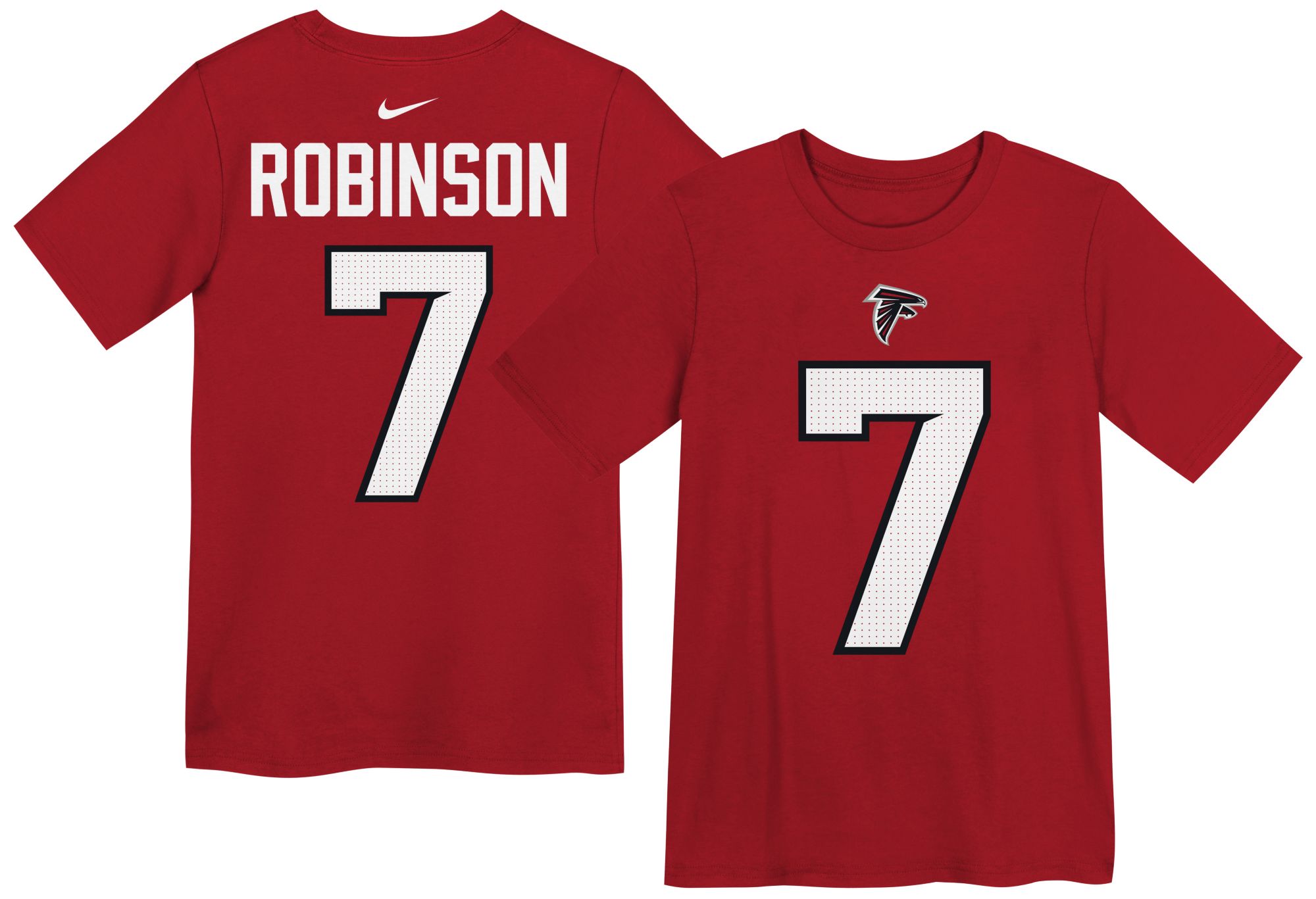 Nike Boys' Atlanta Falcons Bijan Robinson Red T-Shirt