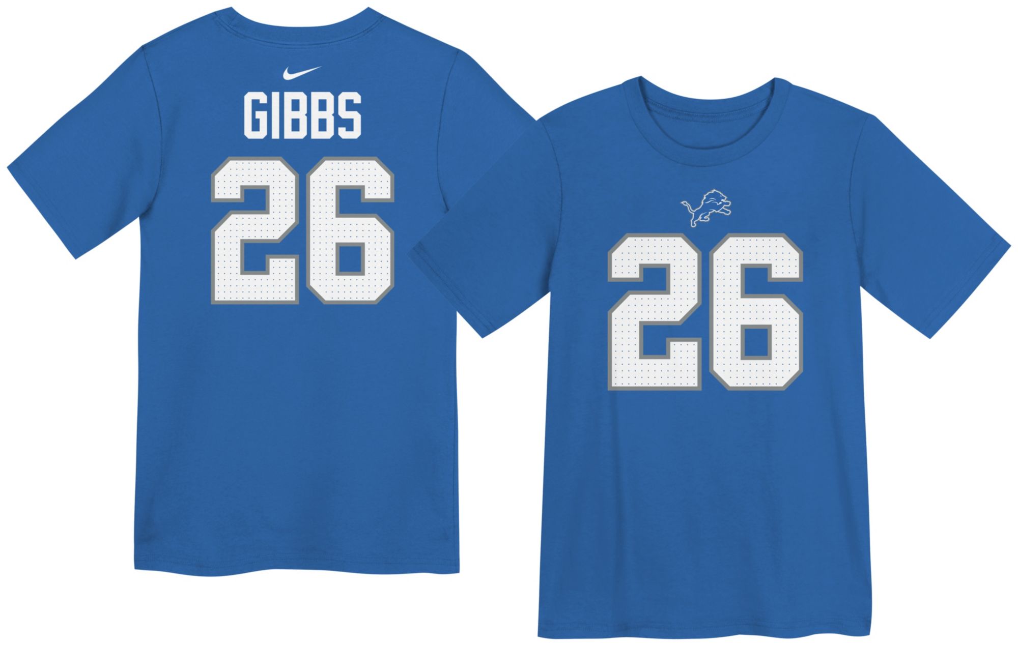 Nike Boys' Detroit Lions Blue Spark T-Shirt