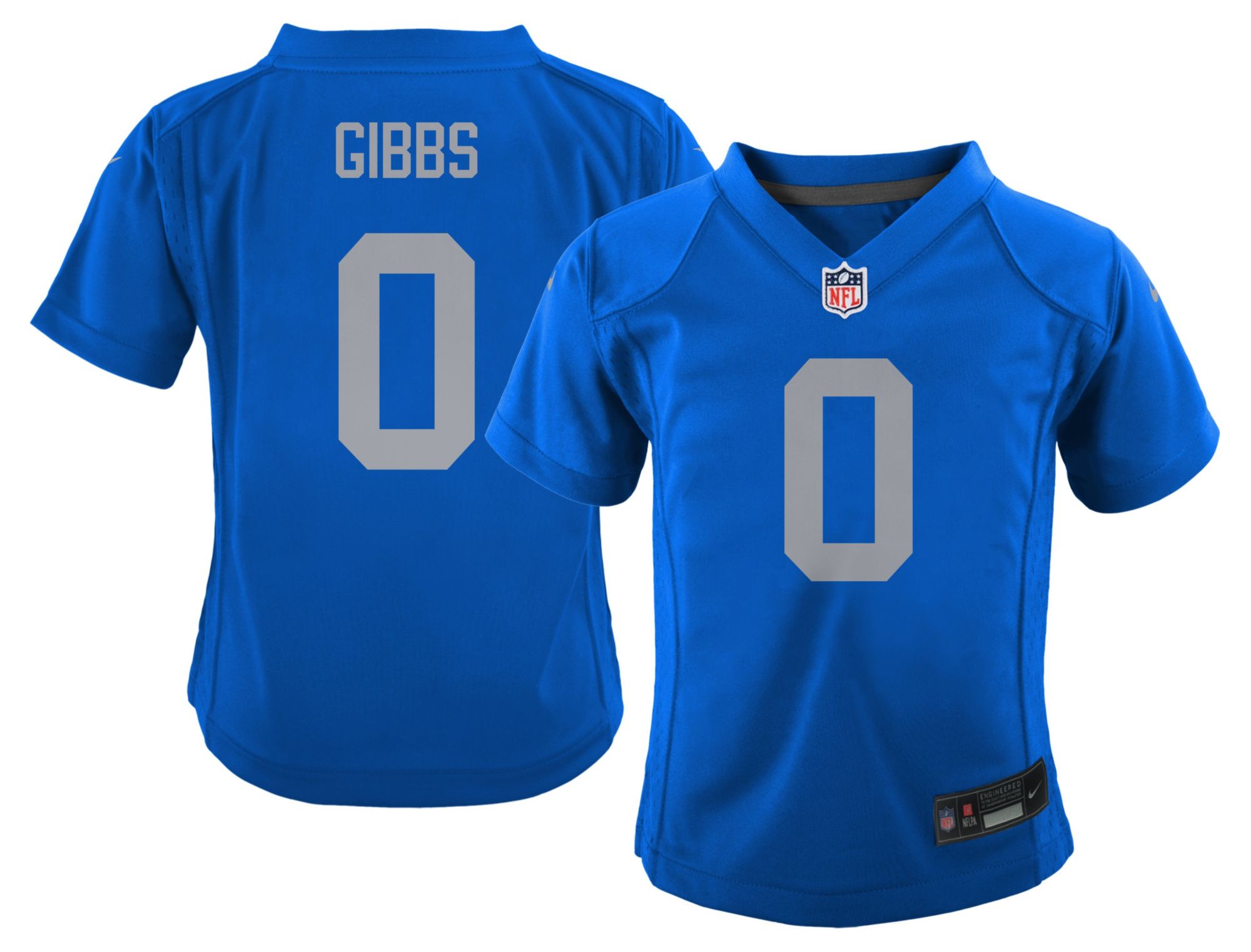Nike Boys' Detroit Lions Jahmyr Gibbs #0 Blue Spark Alternate Game Jersey