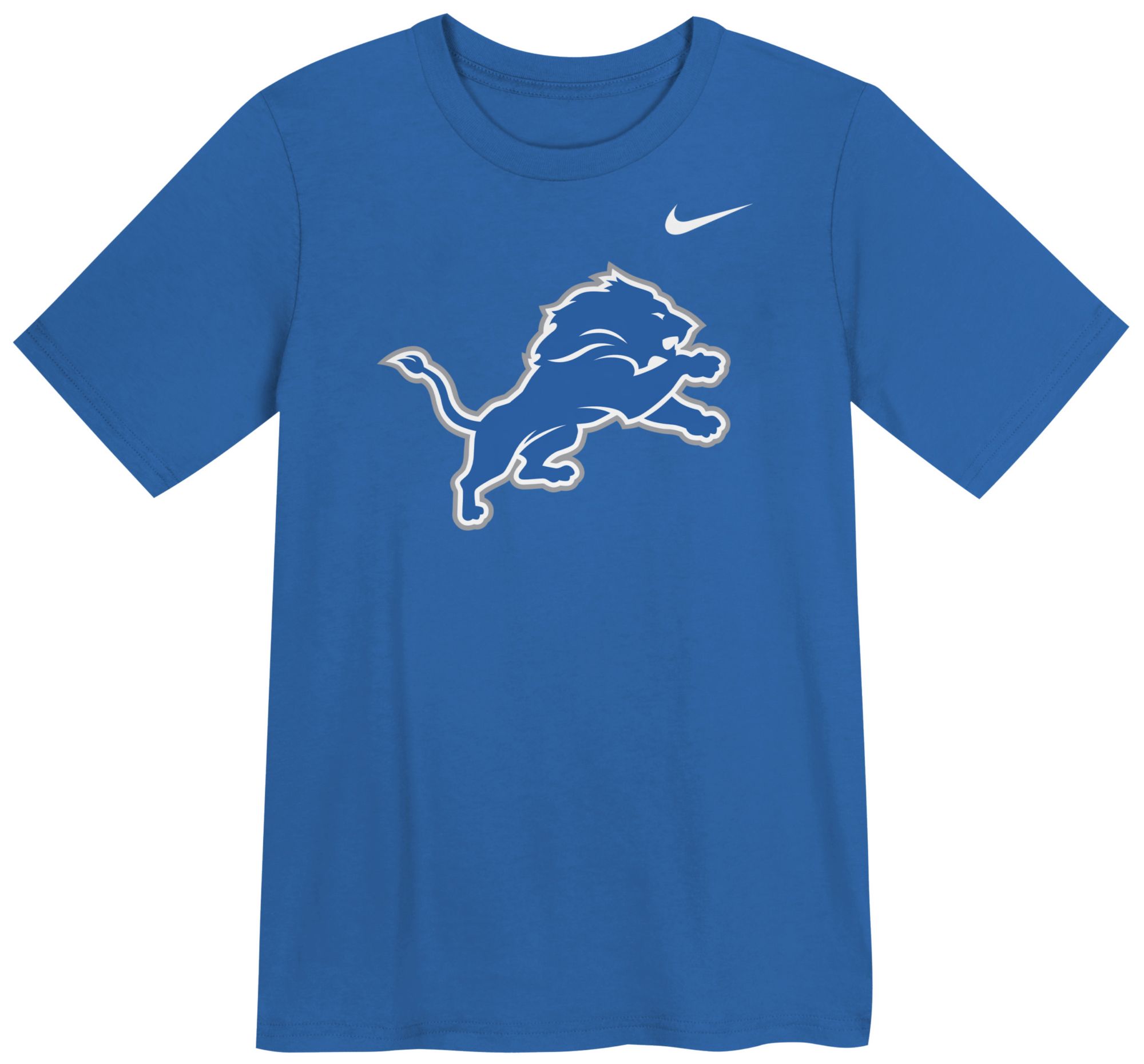 Nike Boys' Detroit Lions Blue Logo T-Shirt