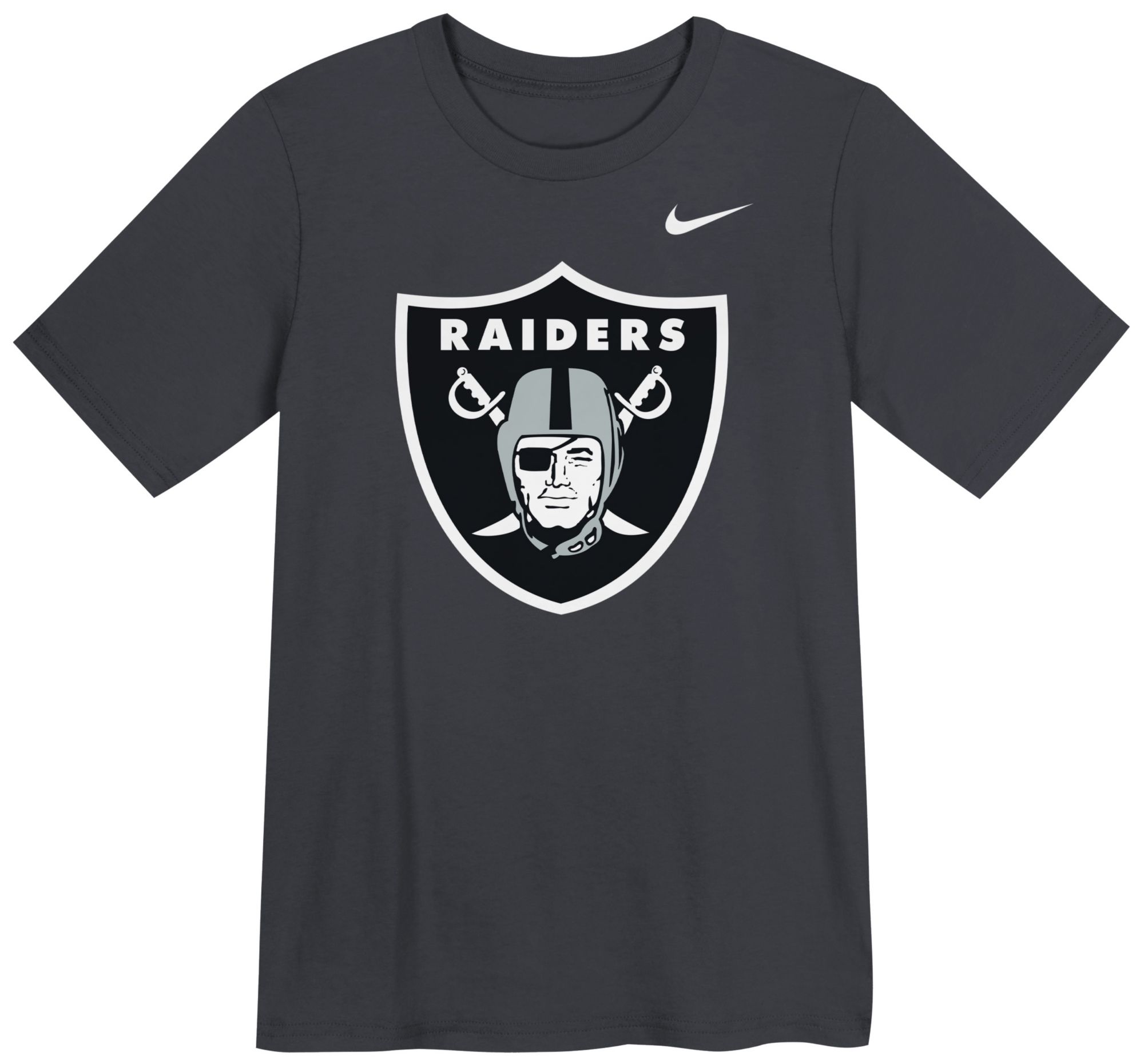 Nike Boys' Las Vegas Raiders Black Logo T-Shirt