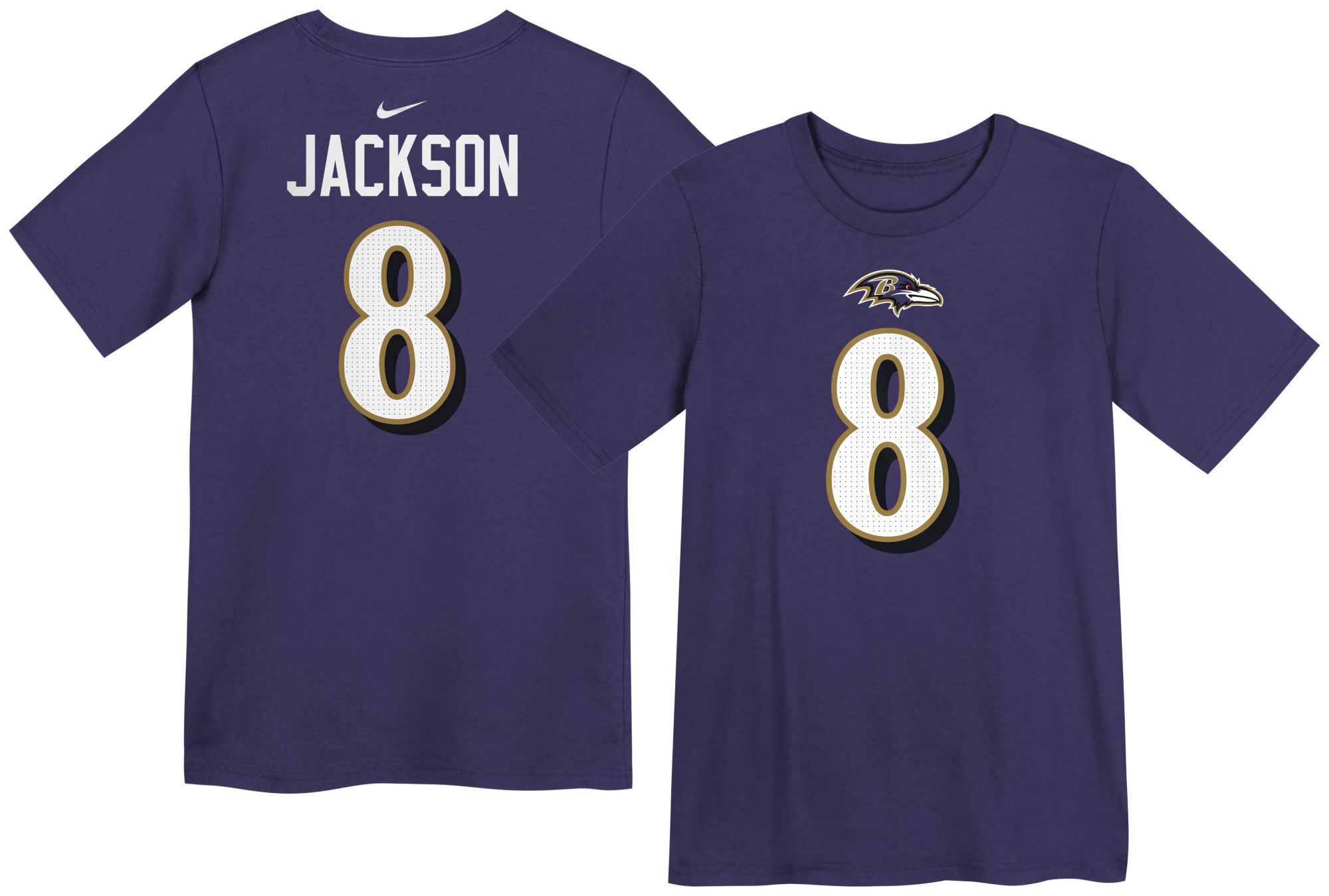 Nike Boys' Baltimore Ravens Purple T-Shirt