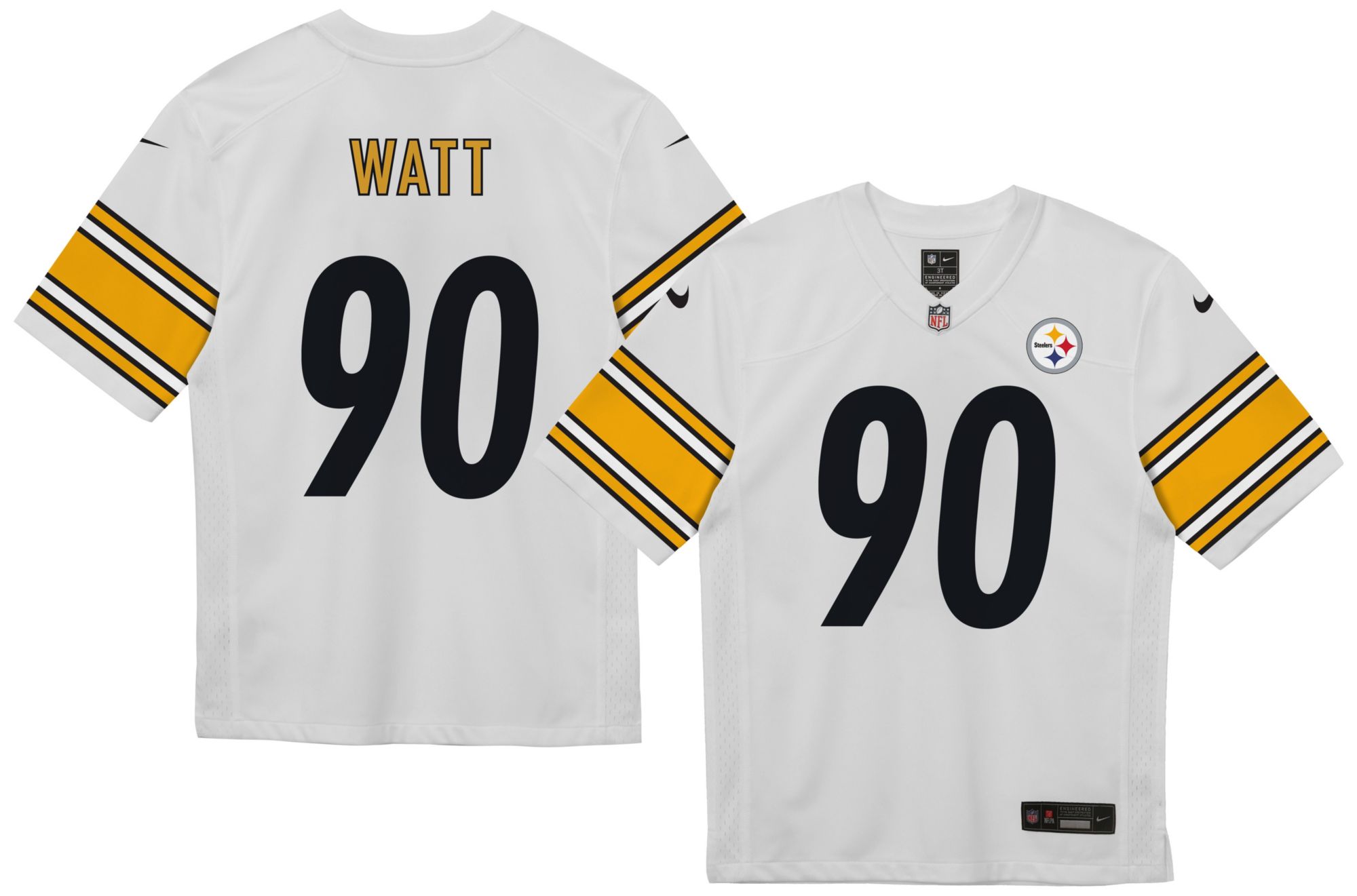 NFL Little Kids' Pittsburgh Steelers T.J. Watt Away Game Jersey