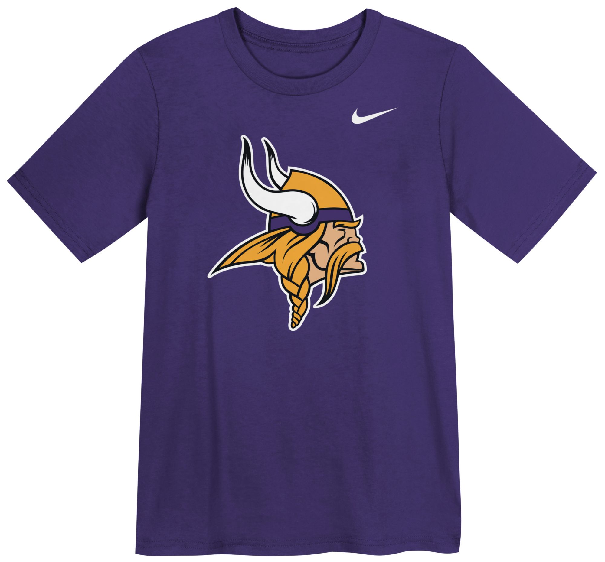 Nike Boys' Minnesota Vikings Purple Logo T-Shirt