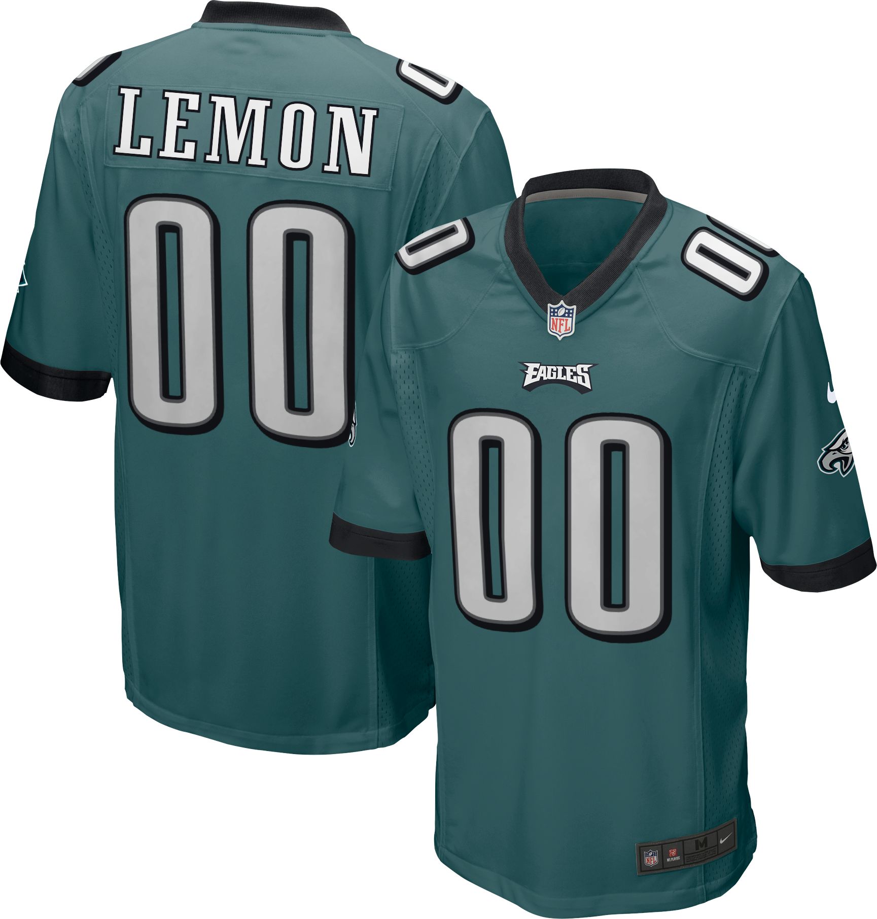 Nike Boys' Philadelphia Eagles Makai Lemon Green Game Jersey