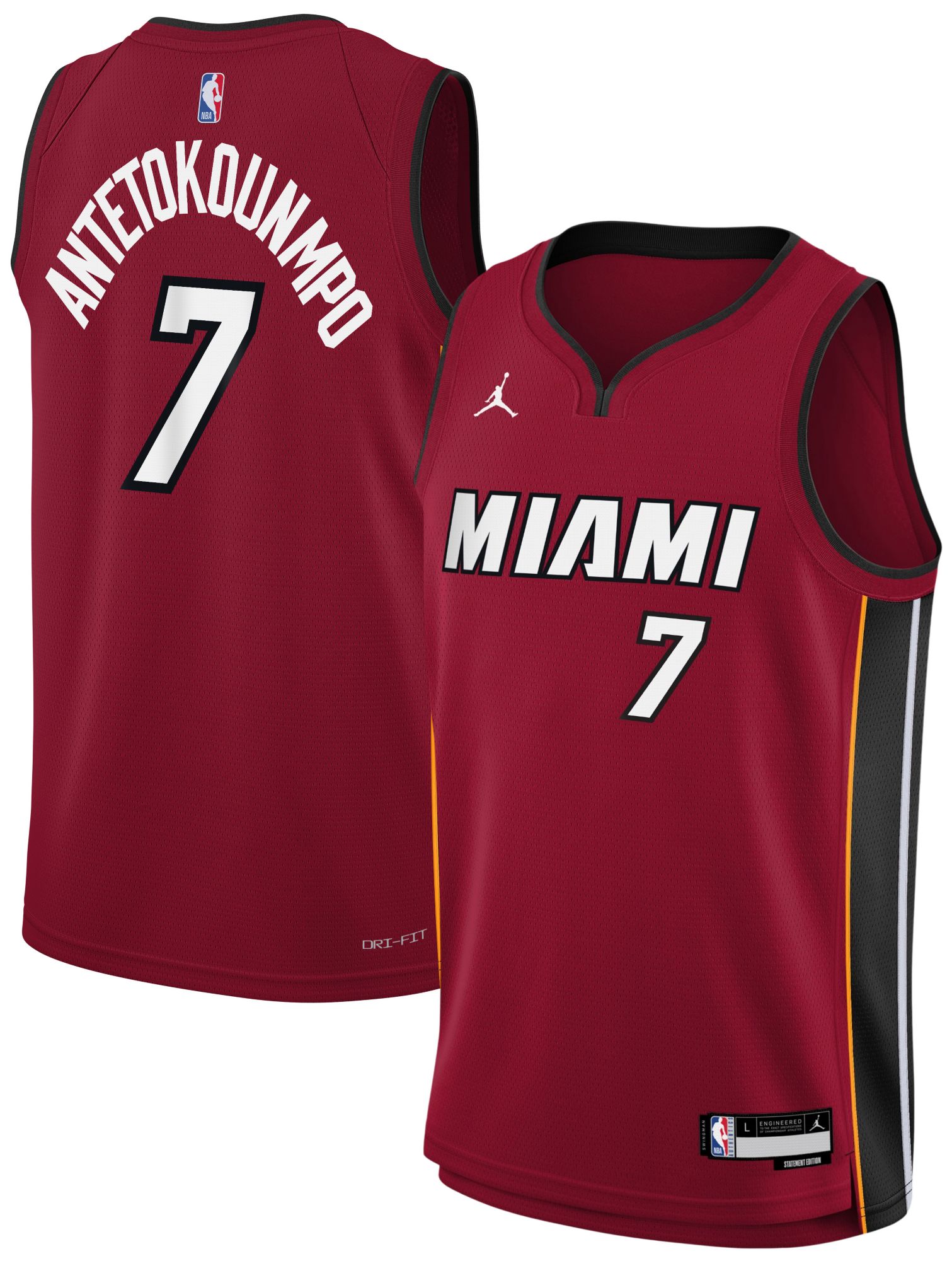 Nike Boys' Miami Heat Giannis Antetokounmpo Statement Edition Replica Jersey