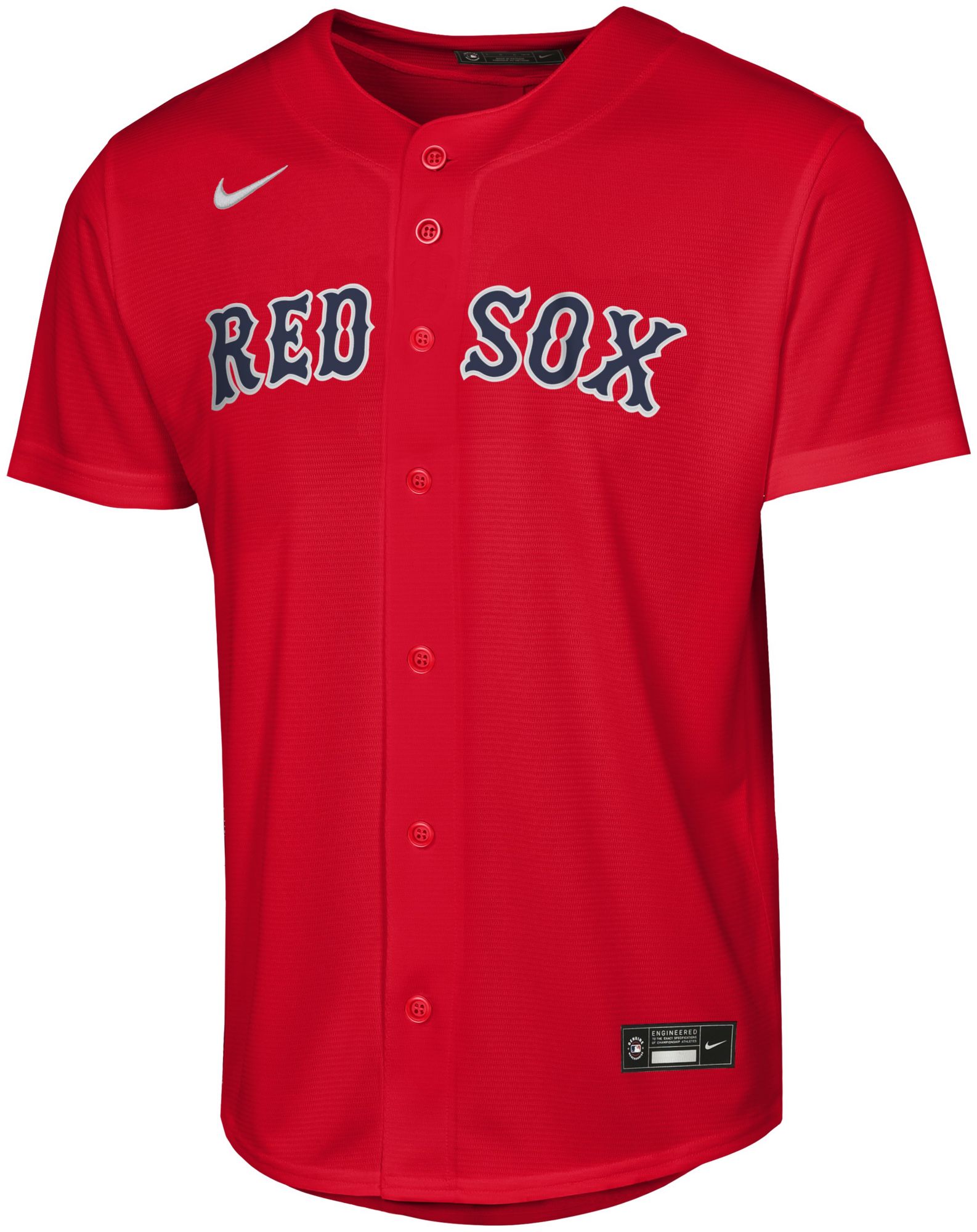 Nike Boys' Boston Red Sox Alternate Blank Jersey