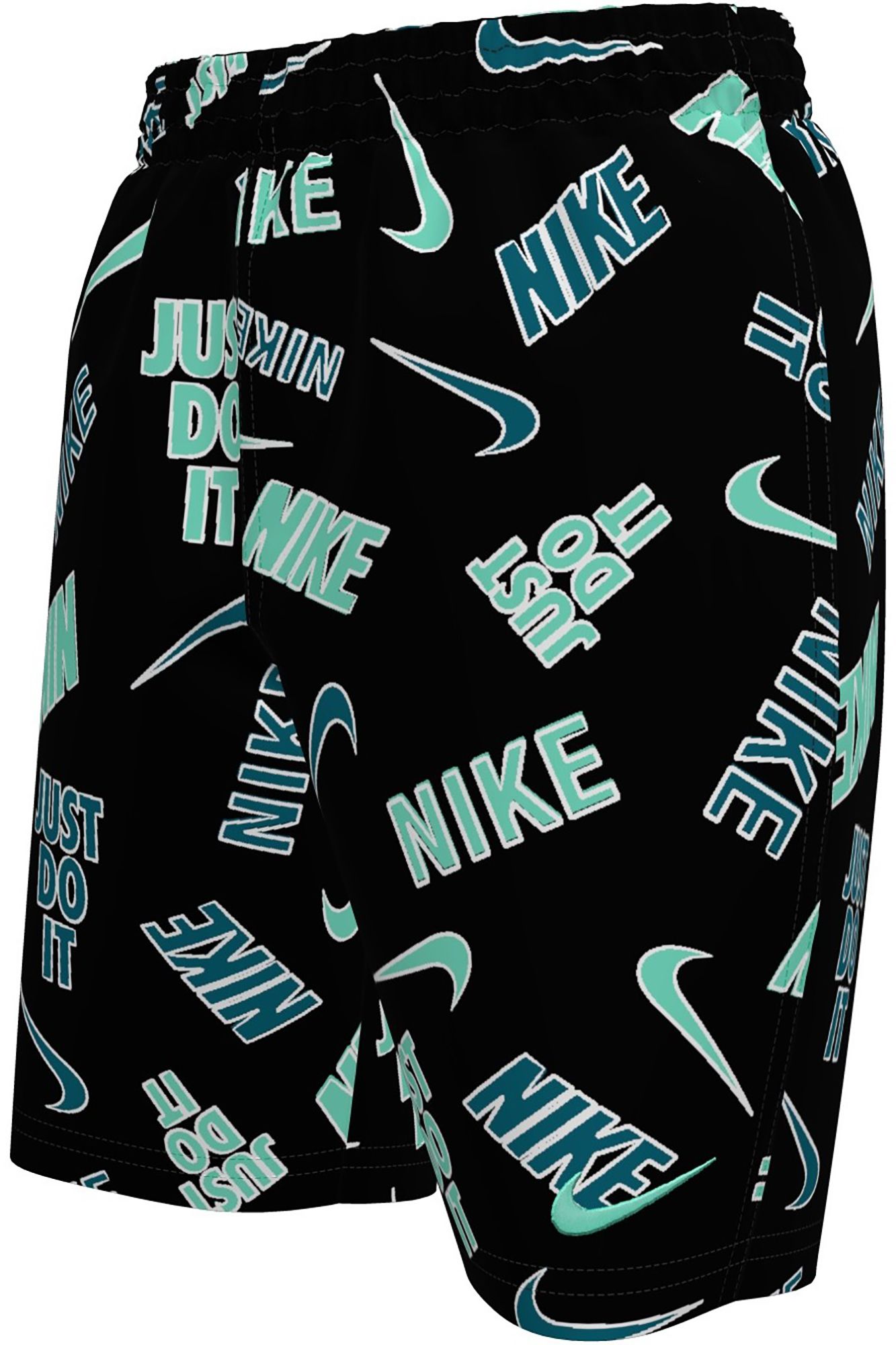 Nike Boys' Swim Breaker Printed Outline 7" Brief-Lined Volley Swim Short
