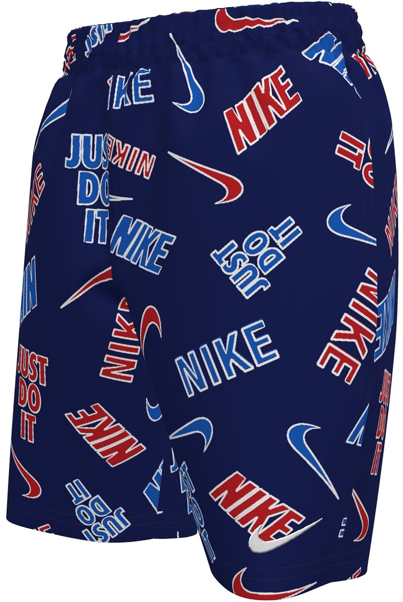 Nike Boys' Swim Breaker Printed Outline 7" Brief-Lined Volley Swim Short