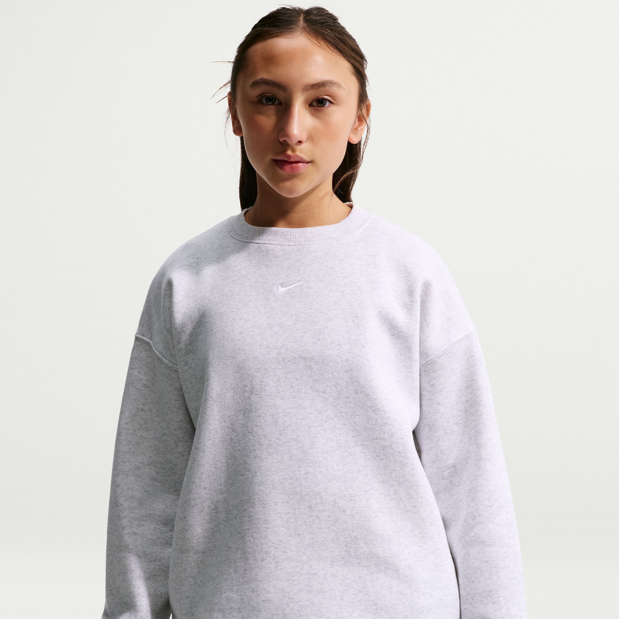 Nike Girls' Oversized Crewneck Sweatshirt