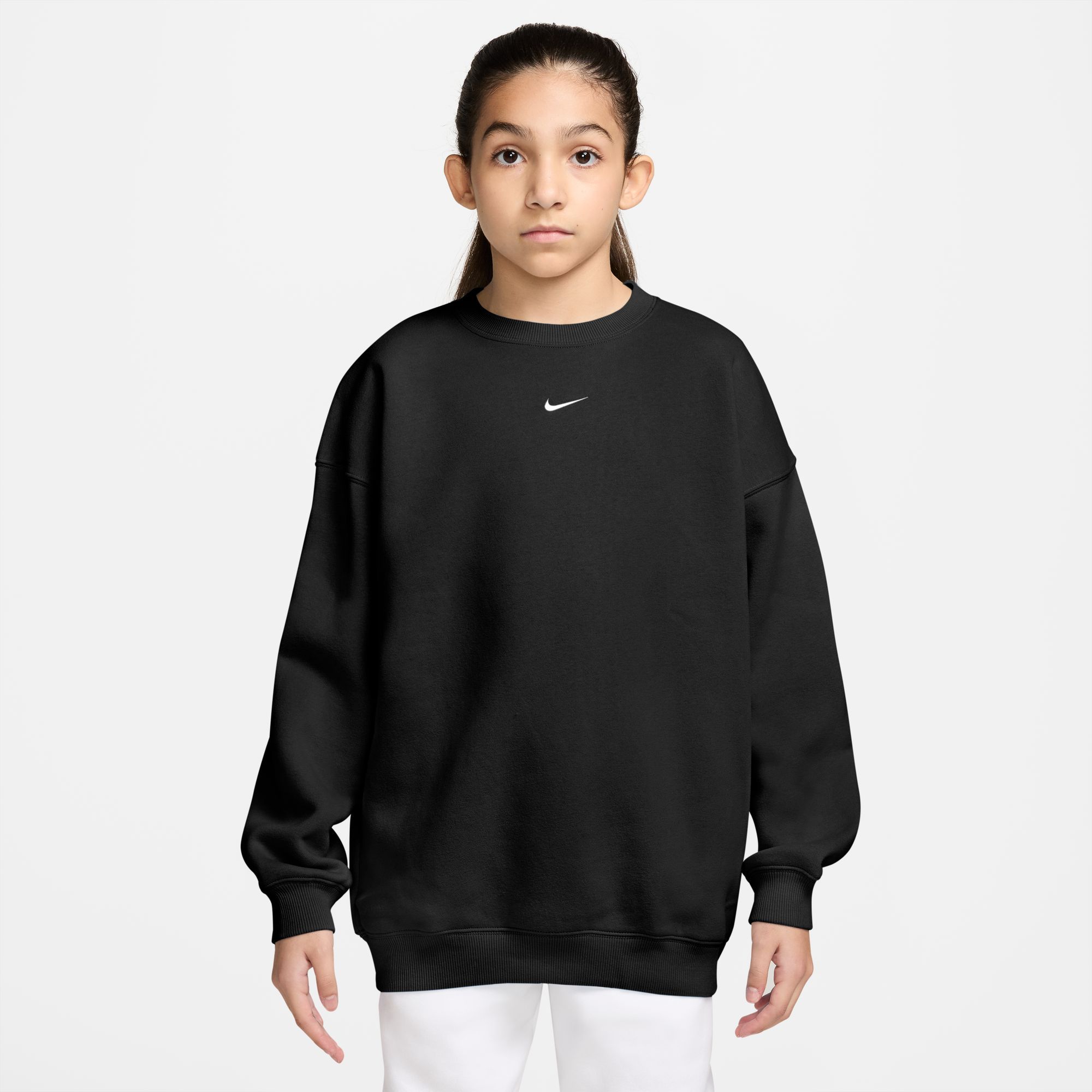 Nike Girls' Oversized Crewneck Sweatshirt