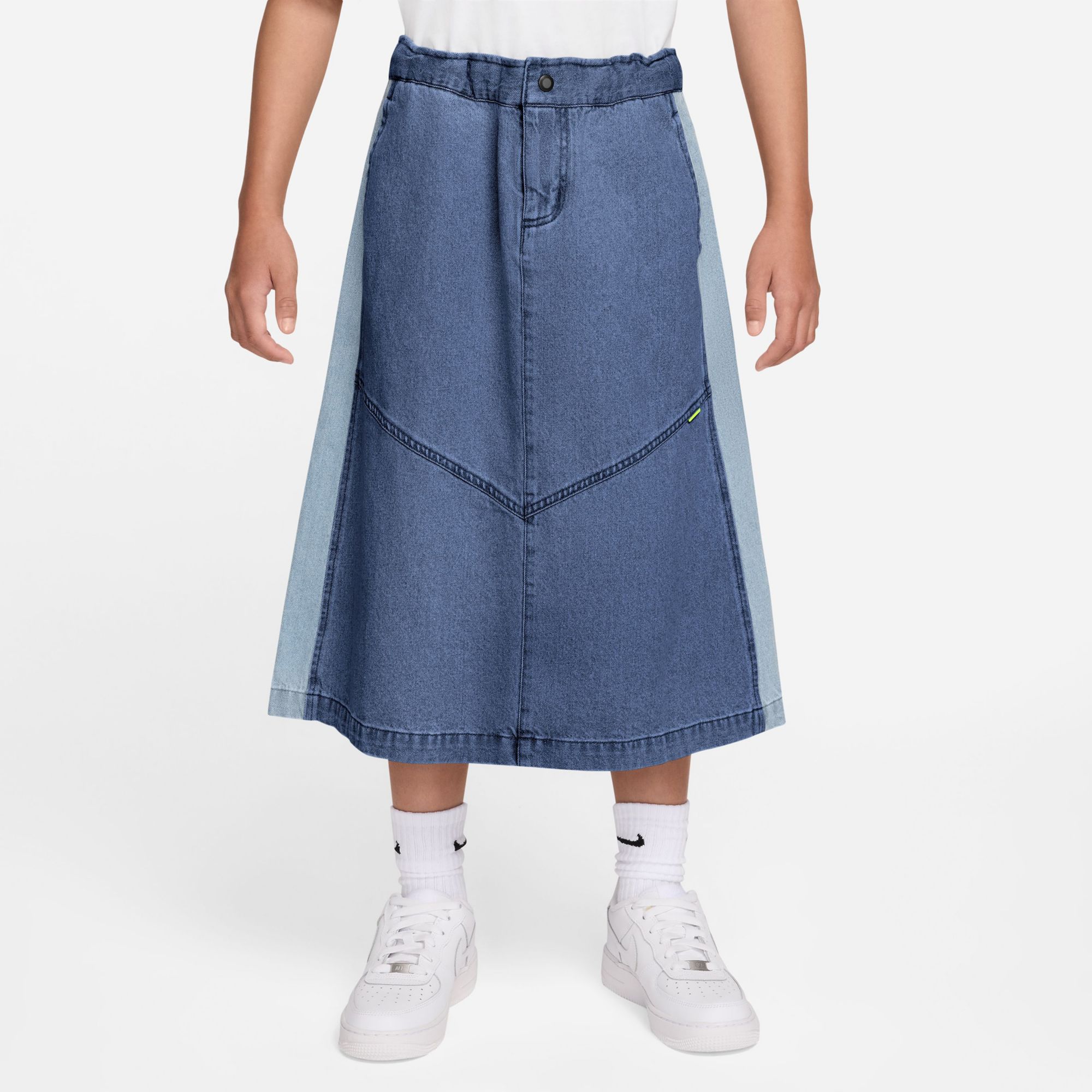Nike Kids' Sportswear Denim Midi Skirt