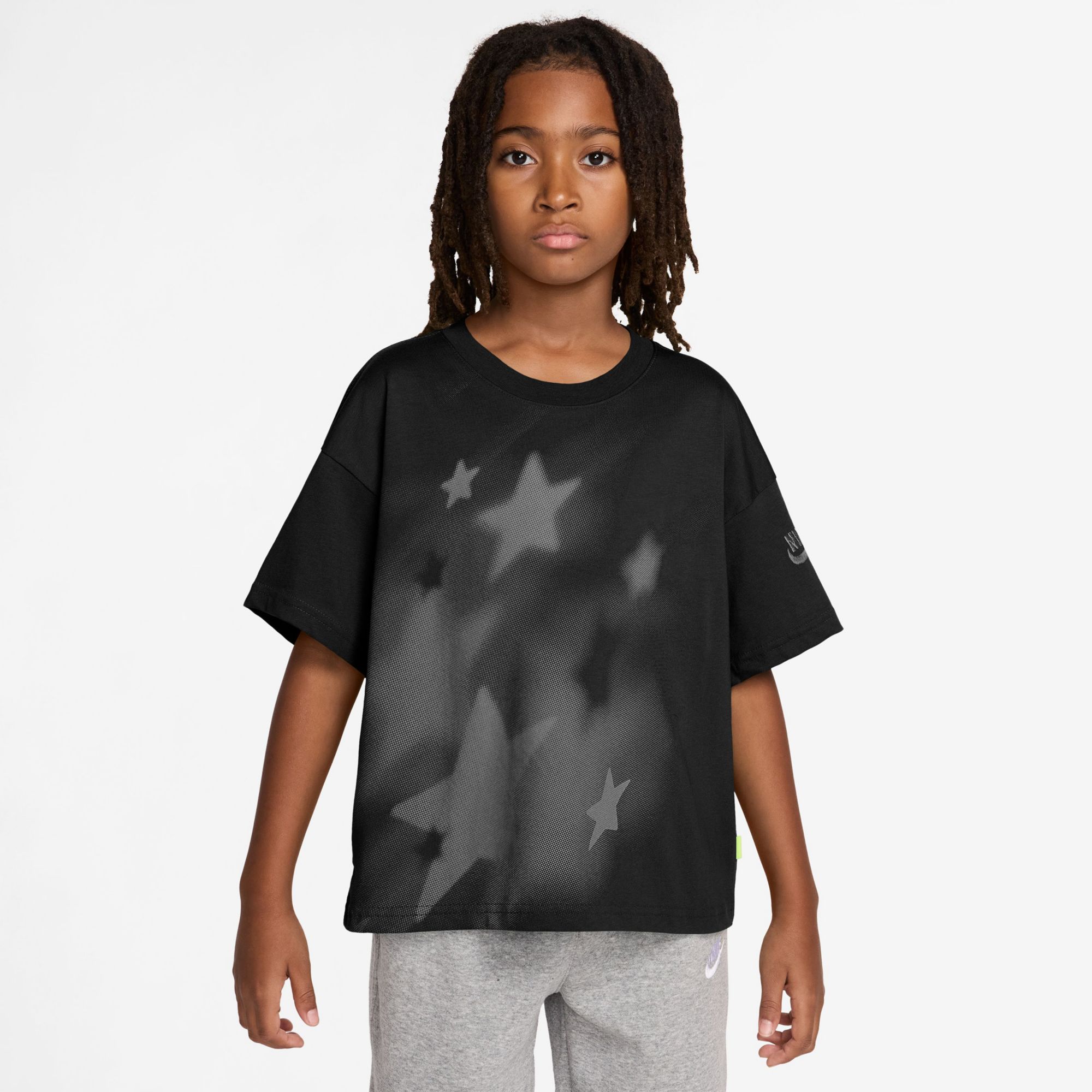 Nike Kids' Sportswear Boxy Stars Tee