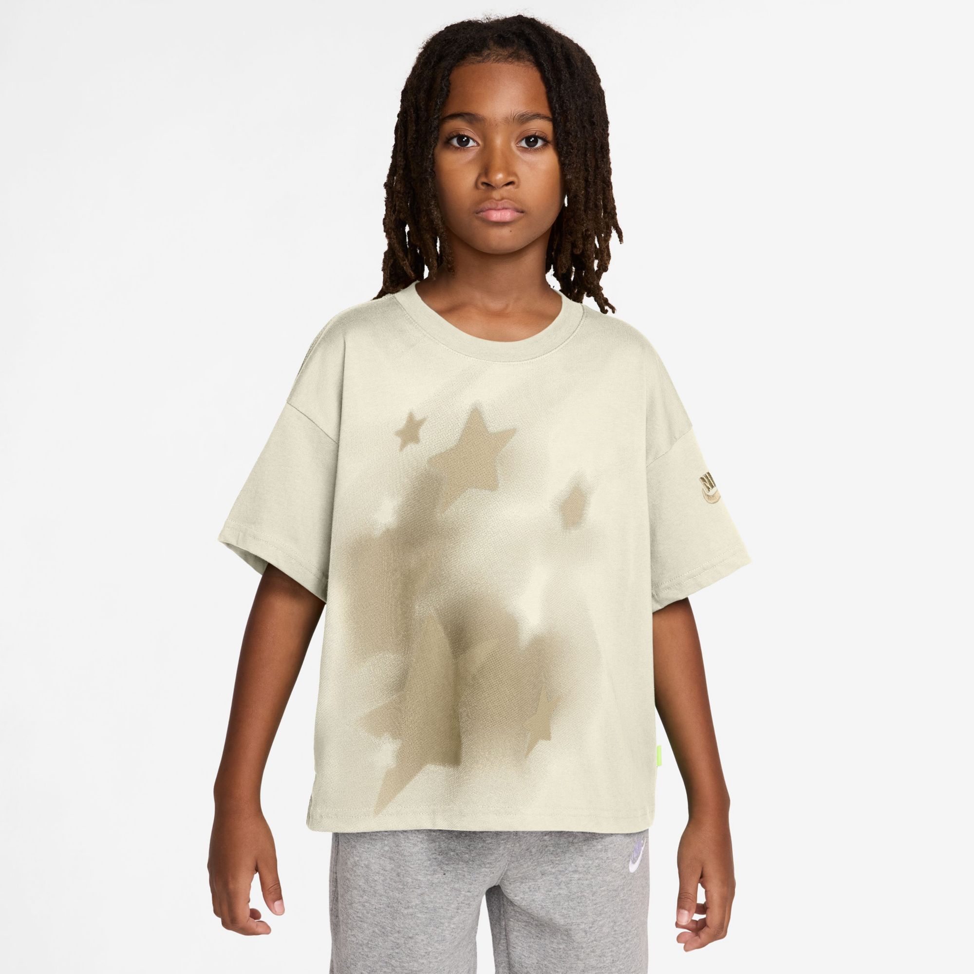 Nike Kids' Sportswear Boxy Stars Tee
