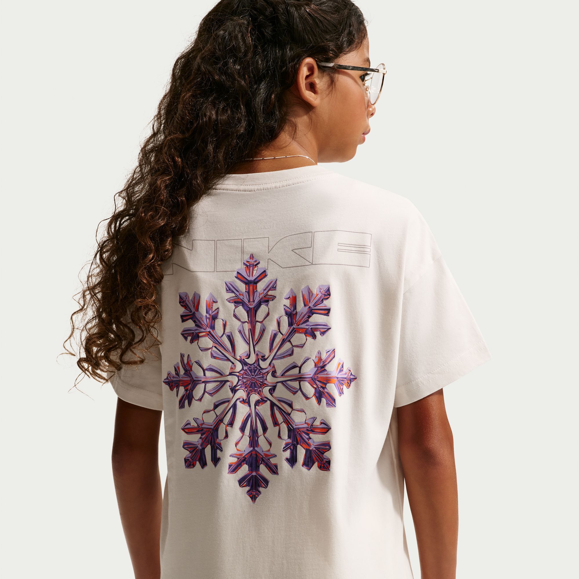 Nike Girls' Snowflake Graphic Tee