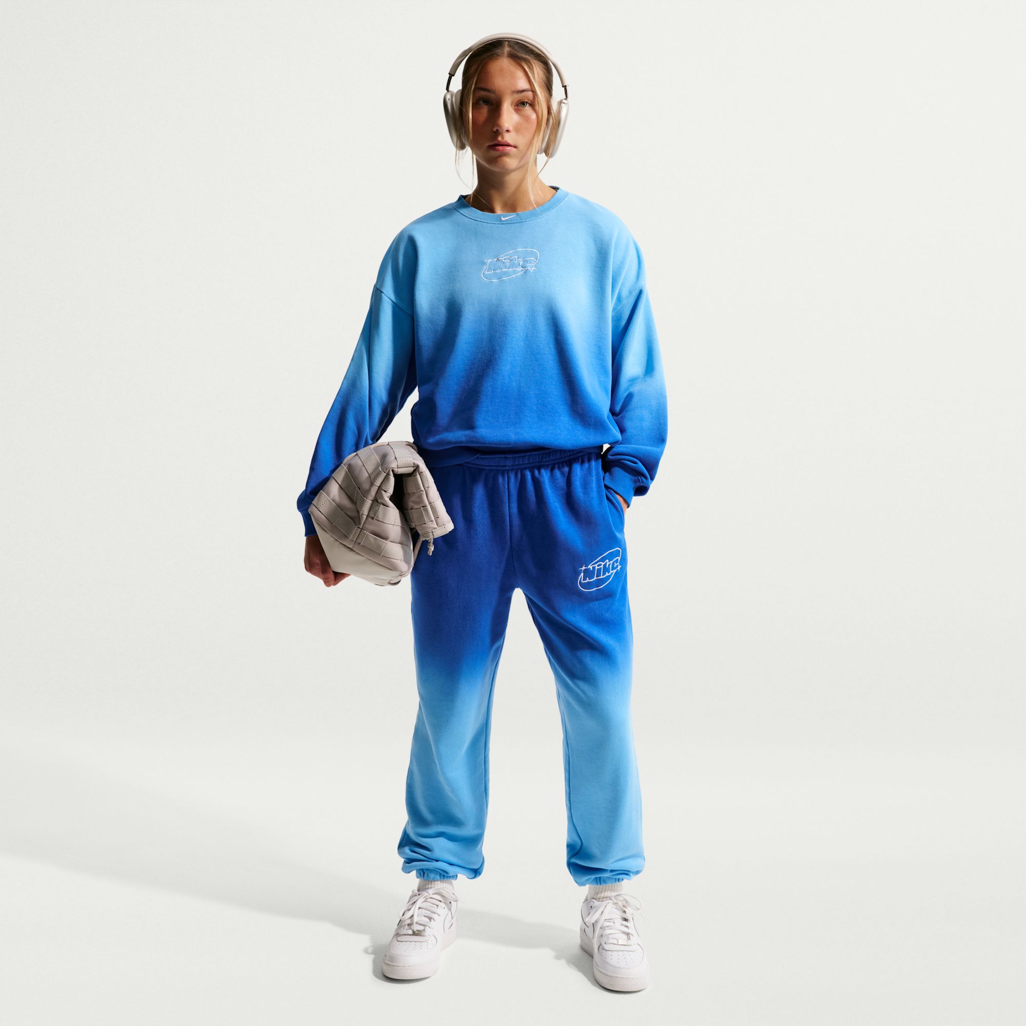 Nike Girls' Studio Fleece Loose Pant