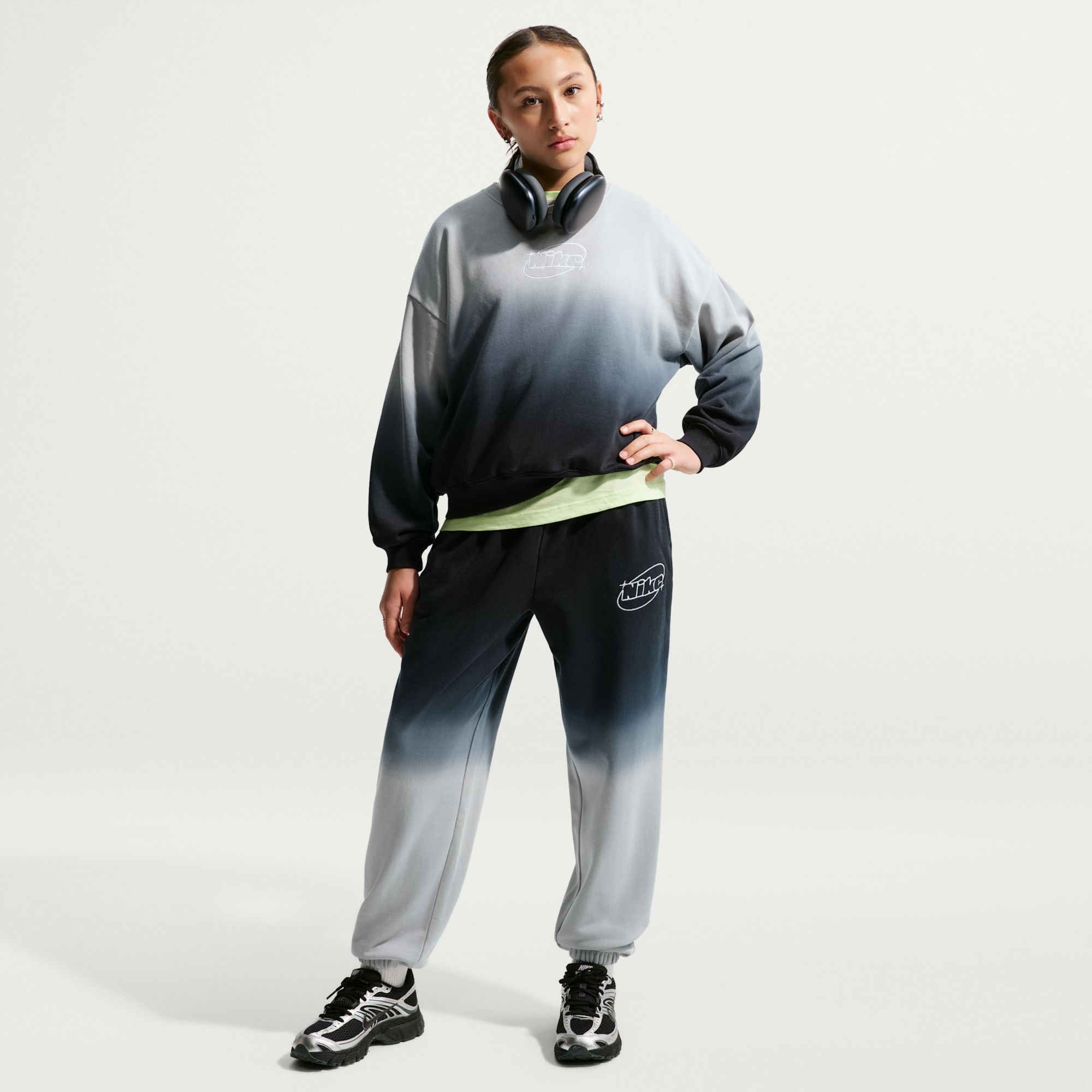 Nike Girls' Studio Fleece Loose Pant