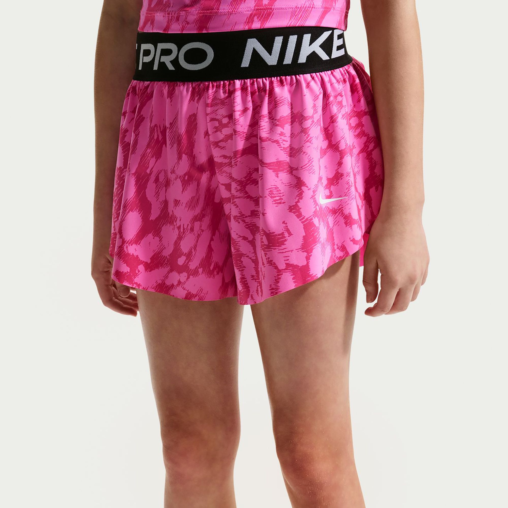 Nike Girls' Pro DriFIT 2-in-1 Knit Short