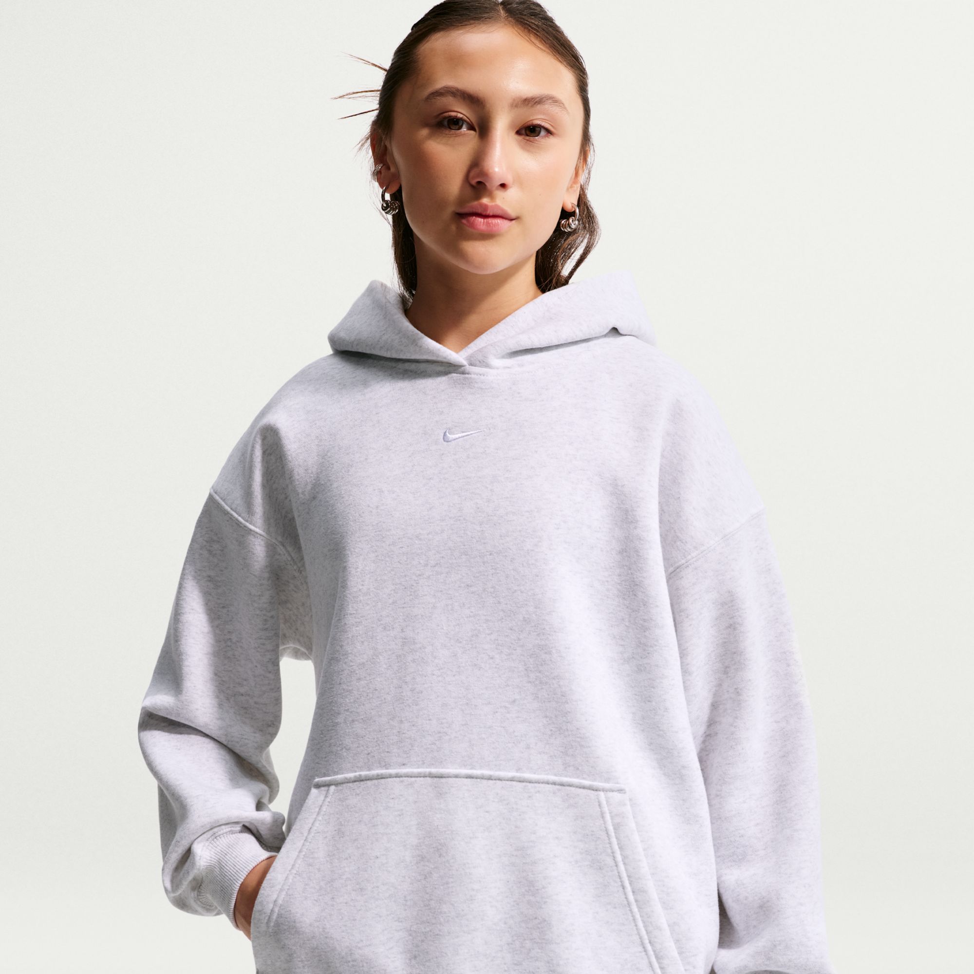 Nike Girls' Studio Fleece Oversized Hoodie