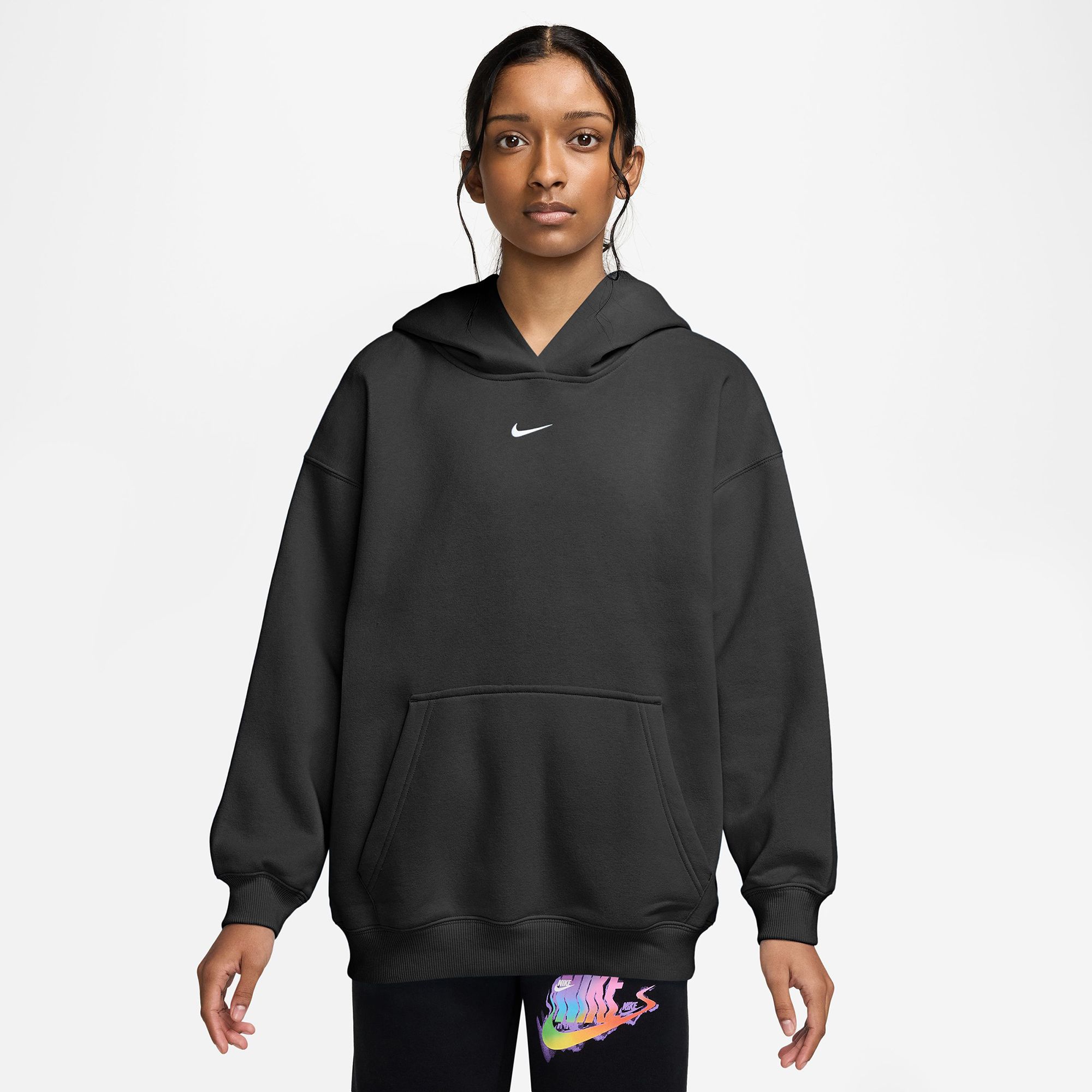 Nike Girls' Sportswear Studio Fleece Oversized Hoodie