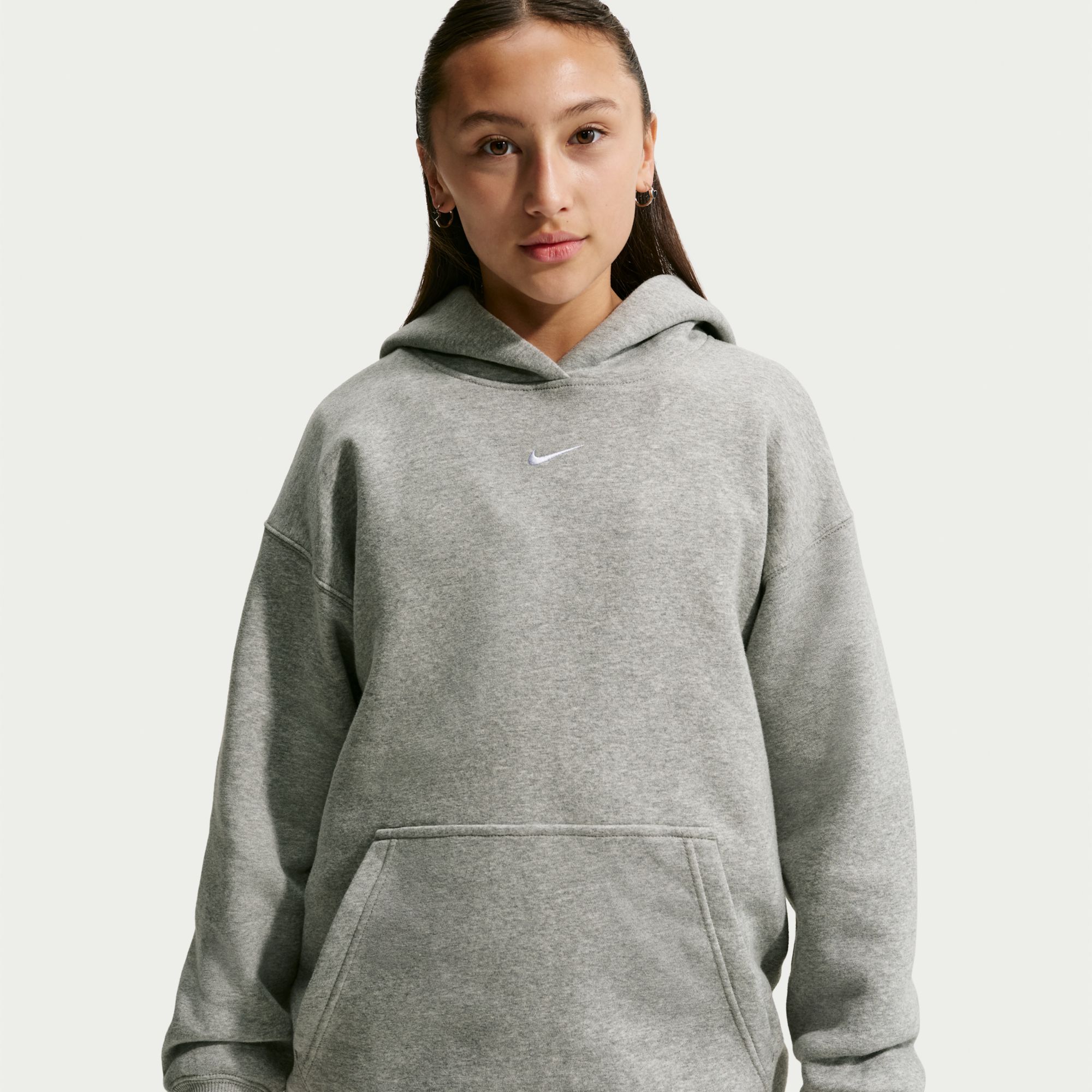 Nike Girls' Studio Fleece Oversized Hoodie