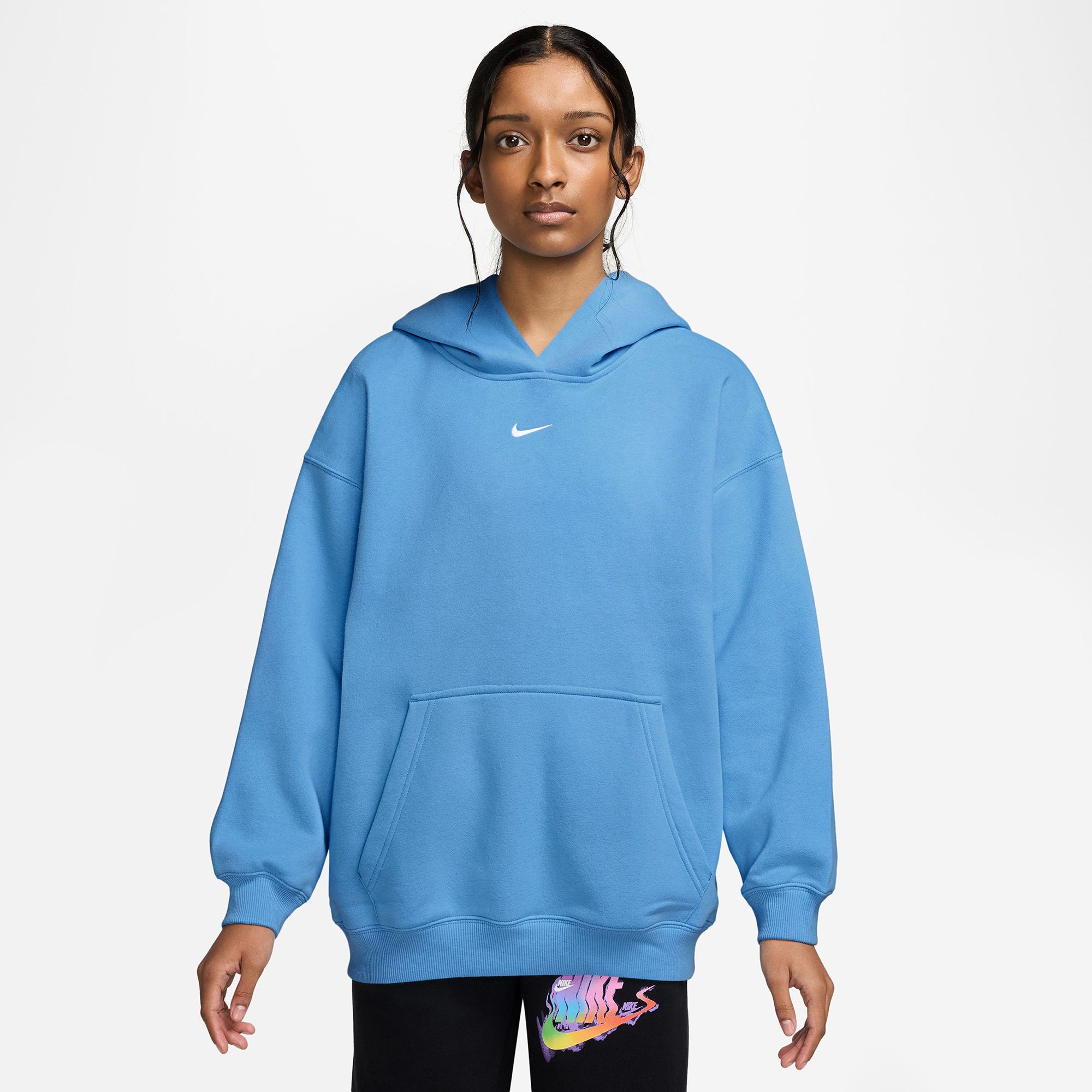 Nike Girls' Sportswear Studio Fleece Oversized Hoodie