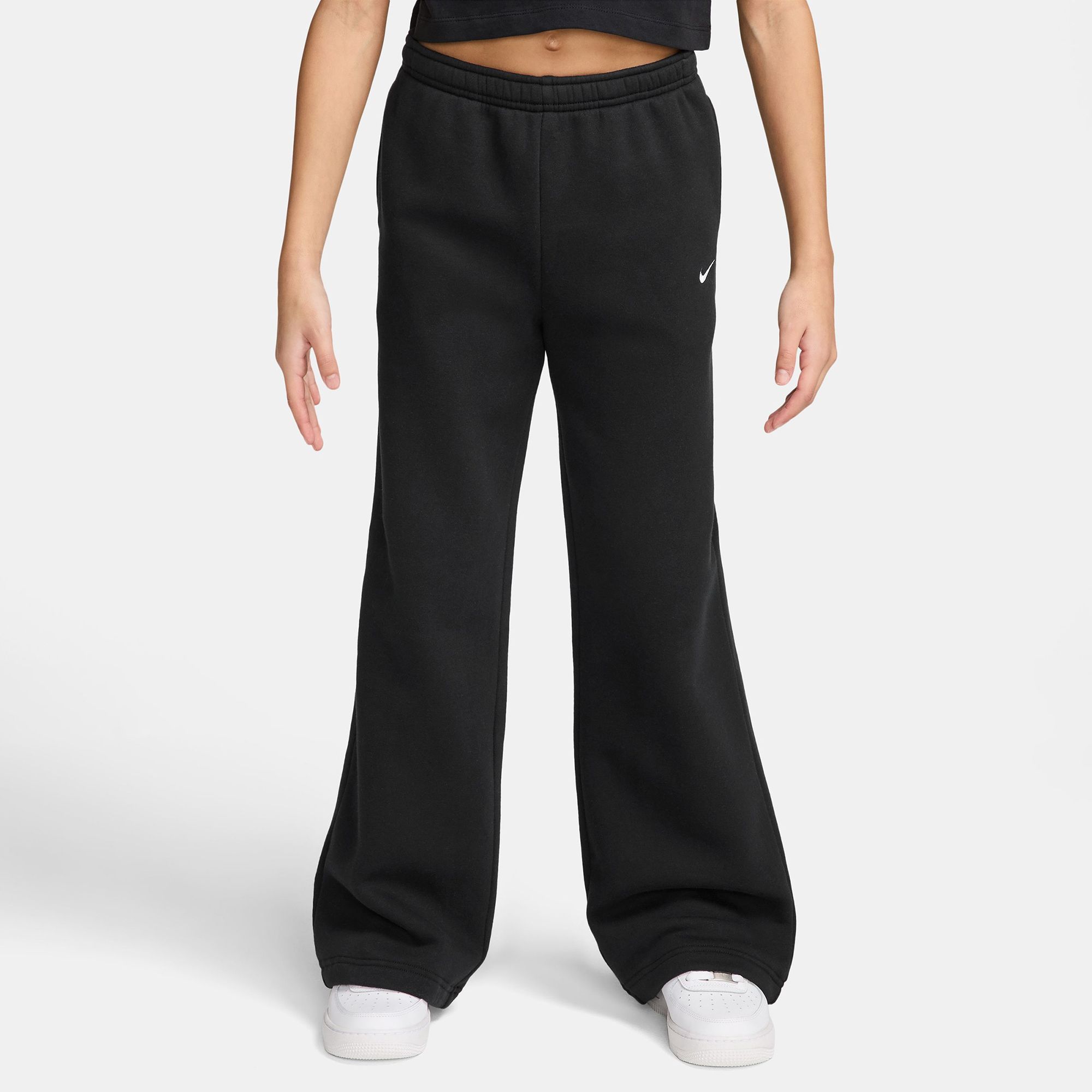 Nike Girls' Sportswear Studio Fleece Open-Hem Pant