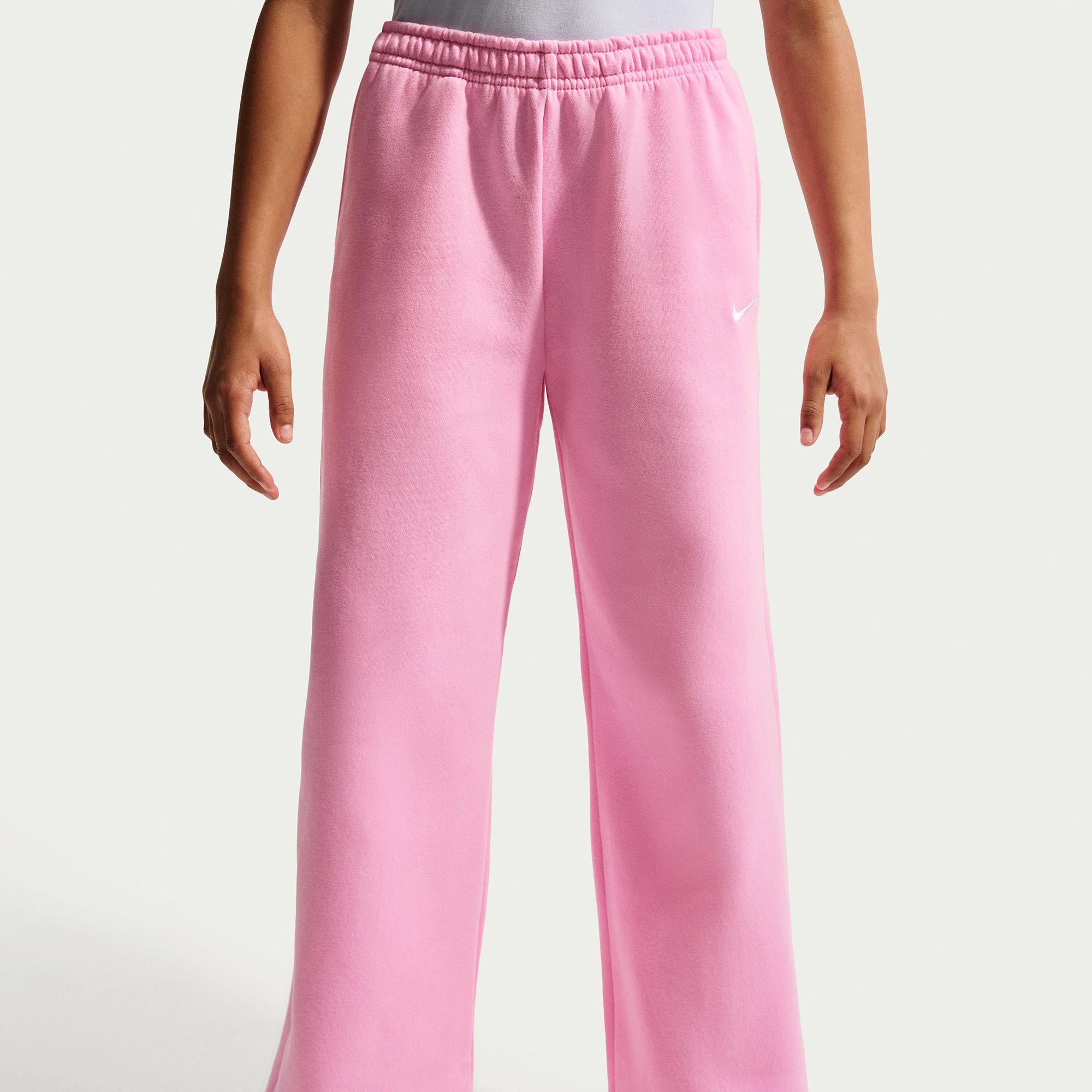 Nike Girls' Studio Fleece Open-Hem Pant