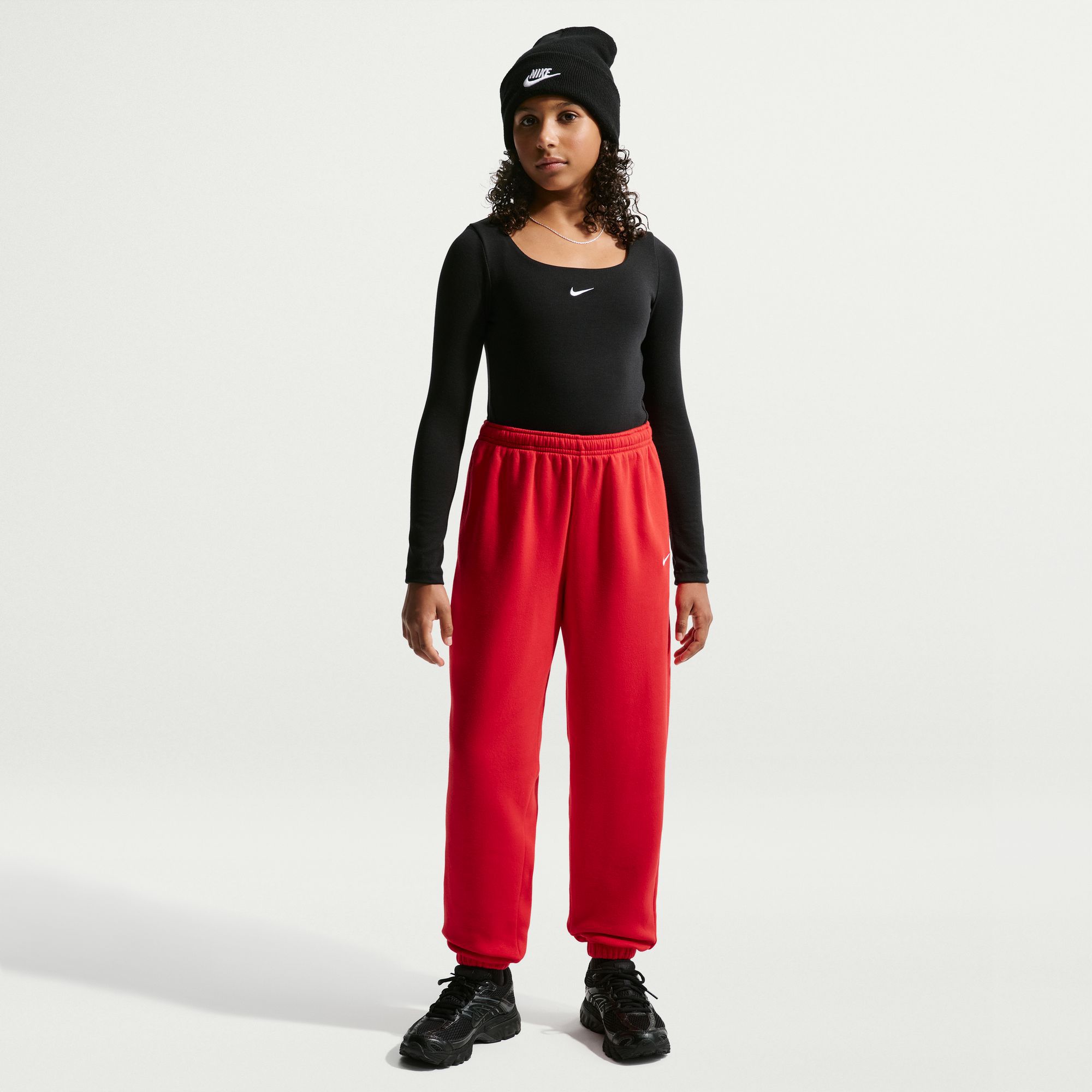 Nike Girls' Studio Fleece Oversized Jogger